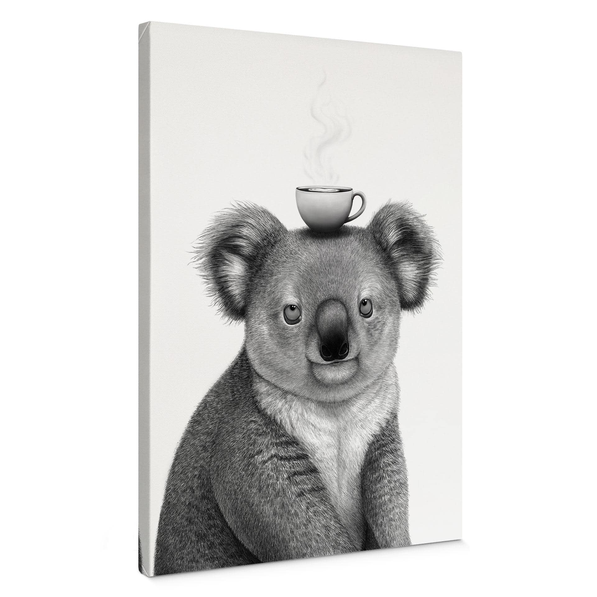 Canvastavla Koalabj med kaffe - Korenkova