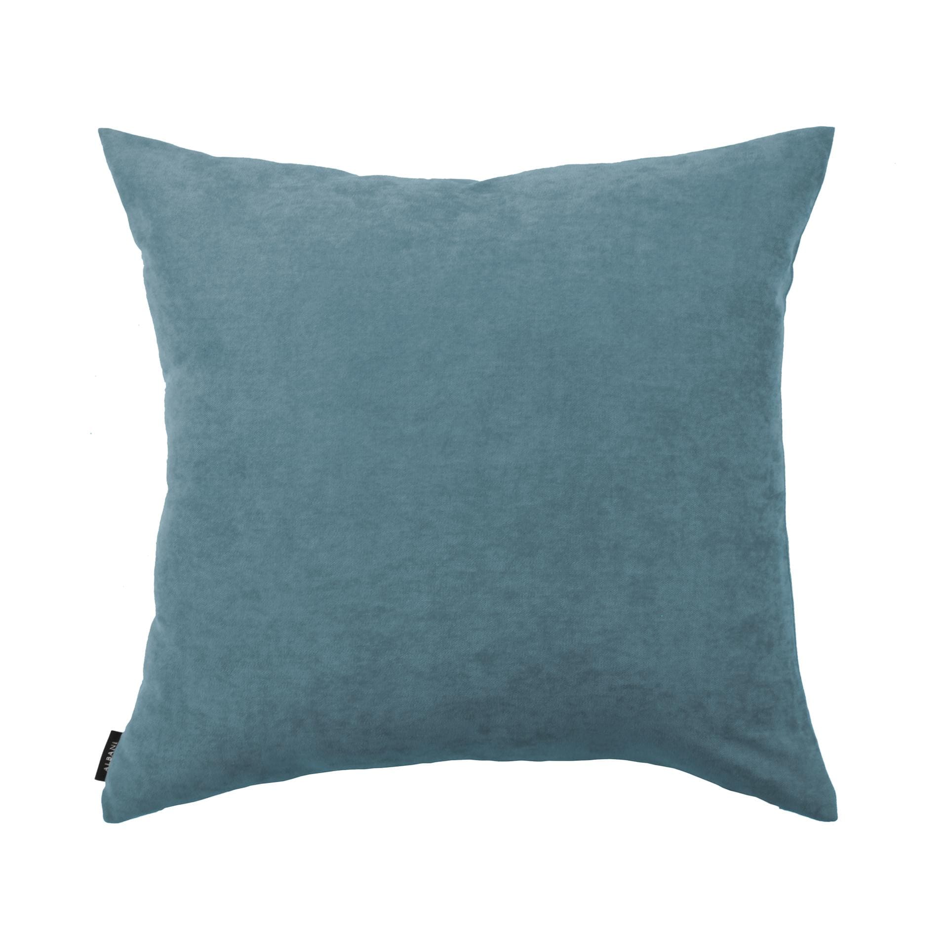 Uni Kissenhülle in rauchblau in 50x50 cm
