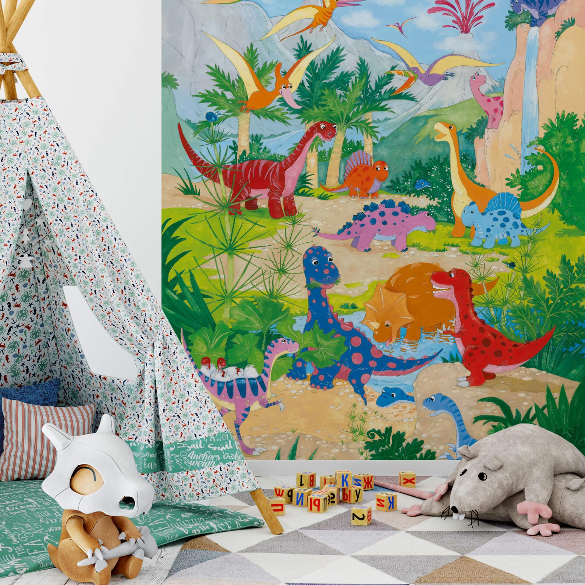 Papier peint photo - Papier - Dino World