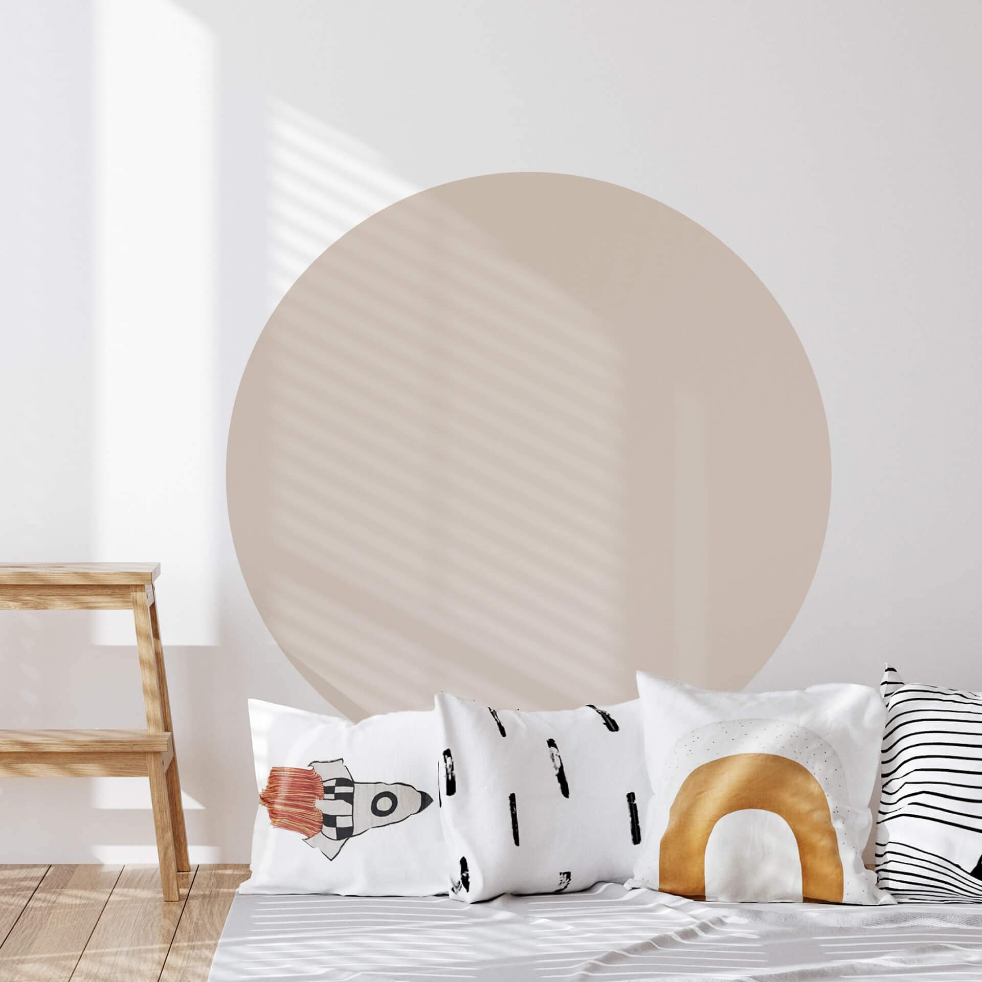 Wall Sticker Cirkel taupe