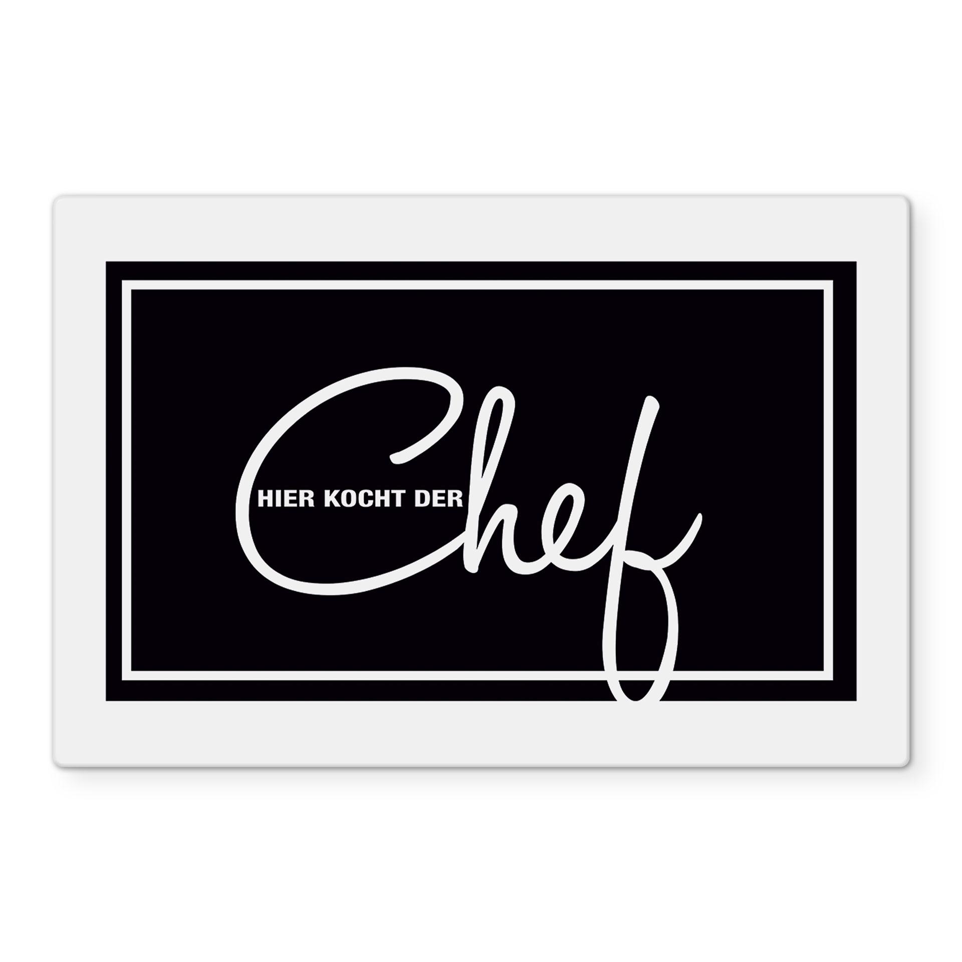 Stænkplade - Hier kocht der Chef