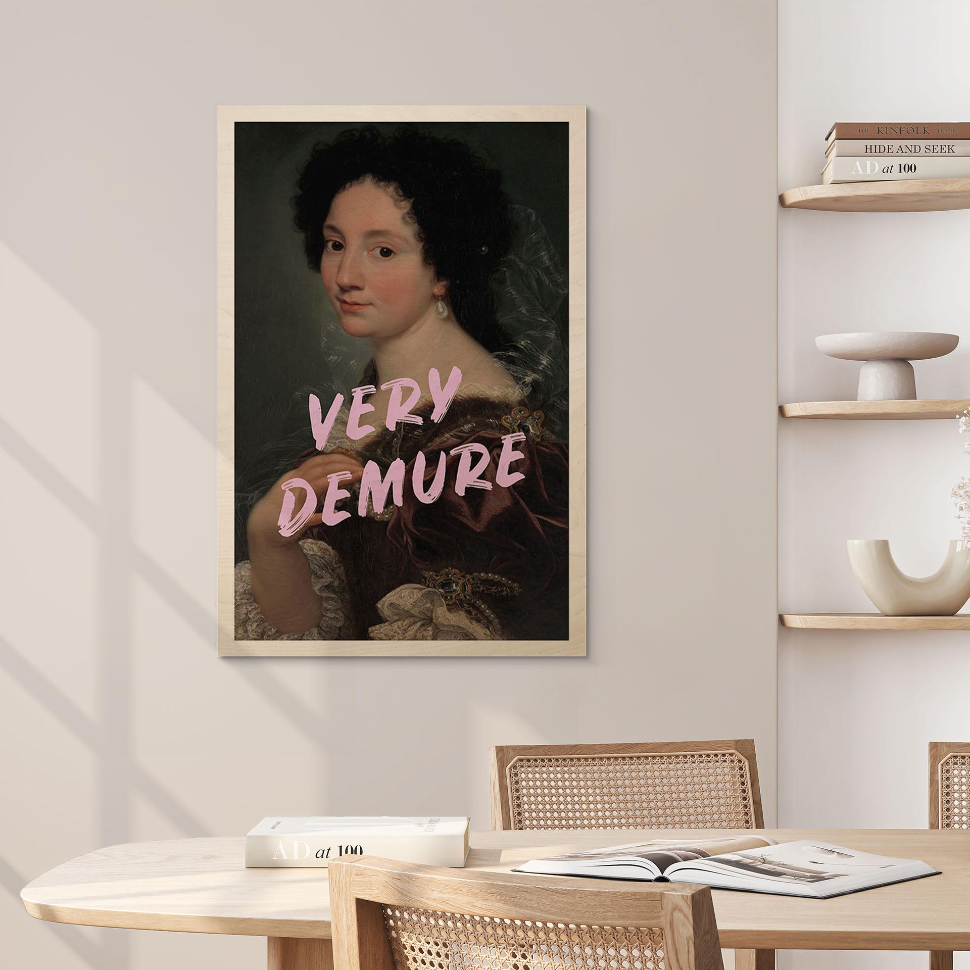 Billede af træ Baroque Beauty: Very Demure - Grace Digital Art