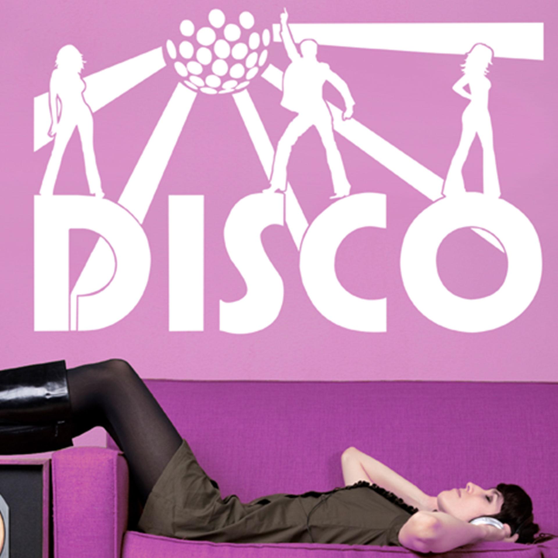 Wandtattoo Disco