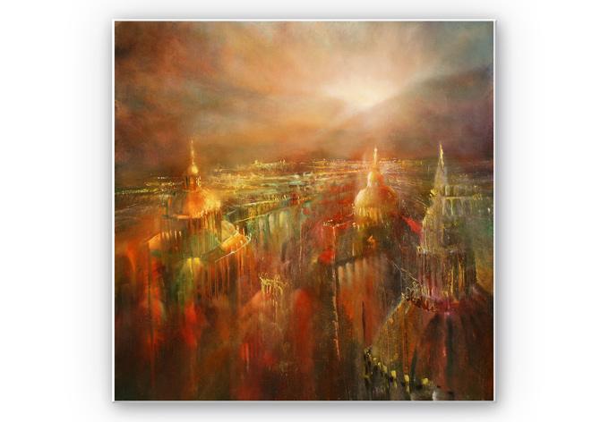 Wanddecoratie Schmucker - De Stad Ontwaakt