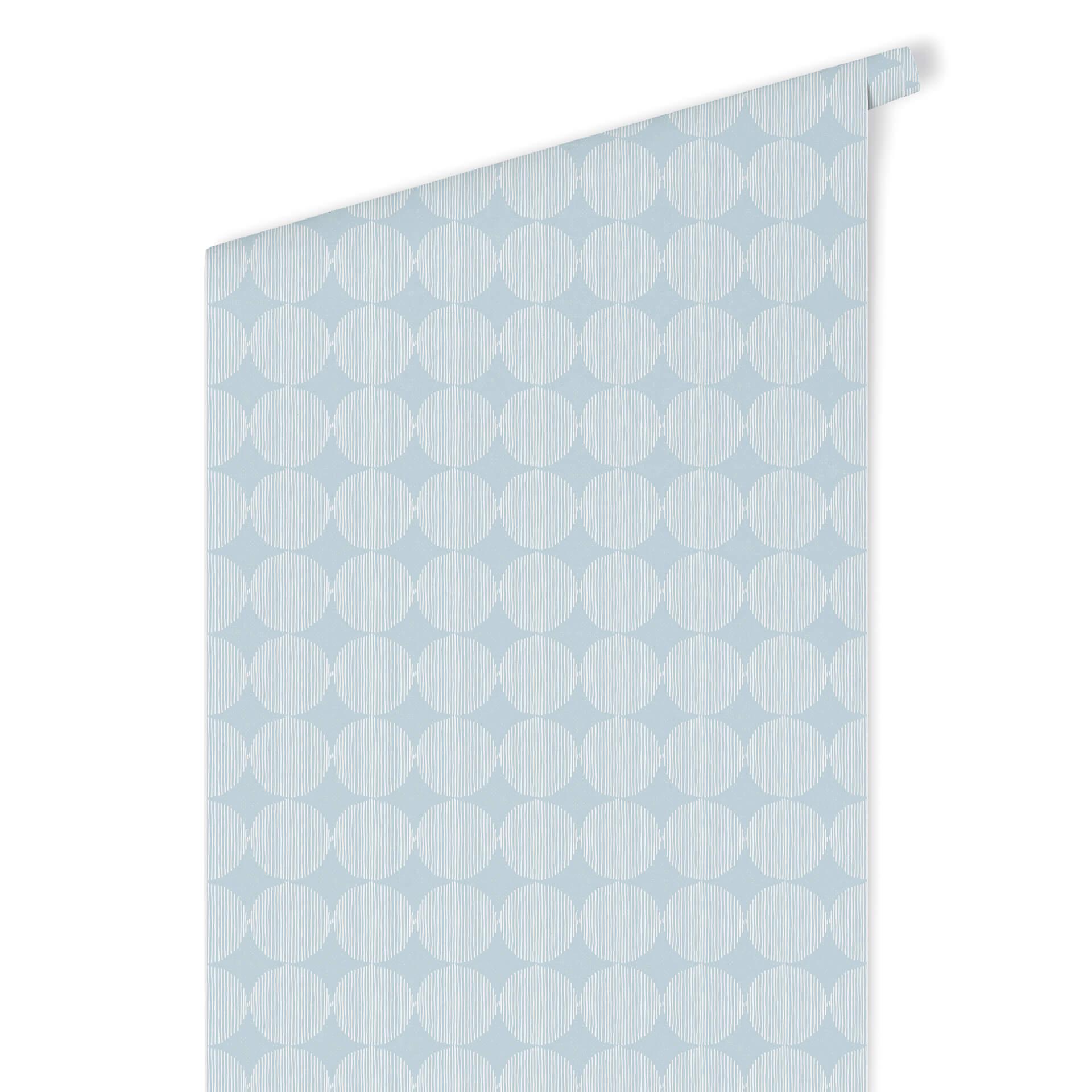 Patroonbehang – Abstracte Cirkels 02 – blauw