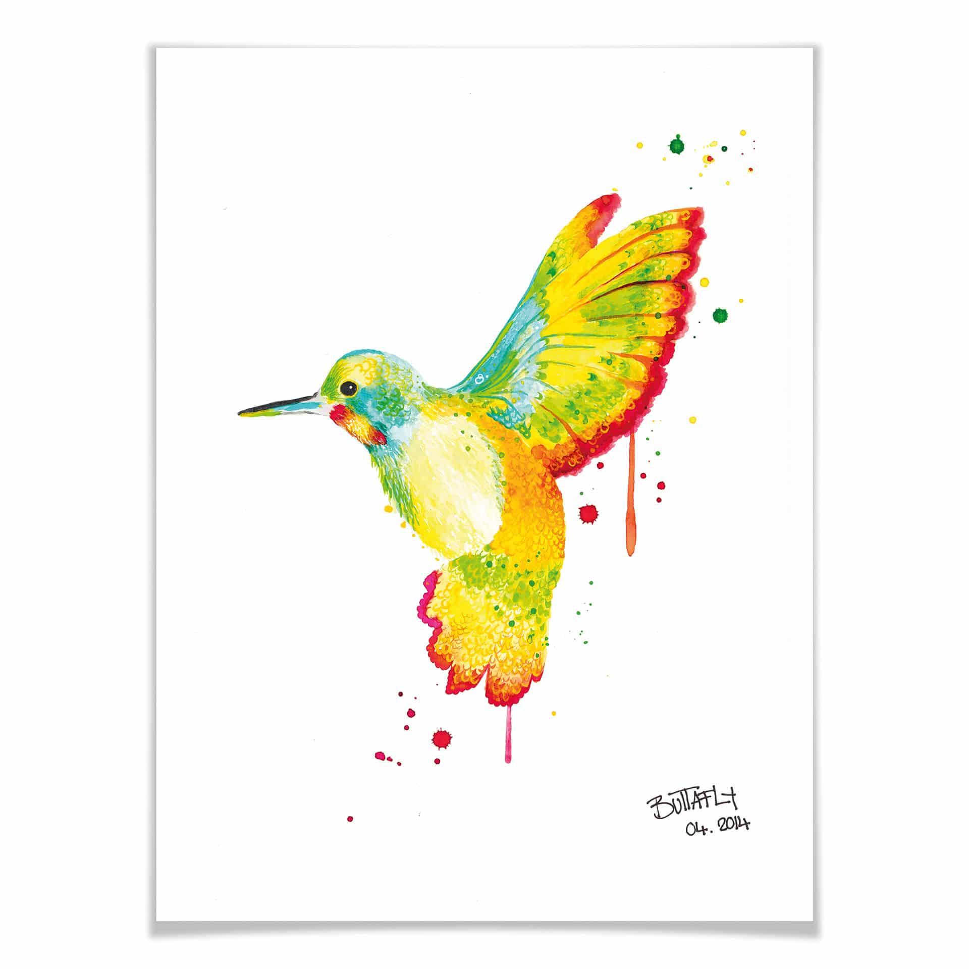 Póster Buttafly - Colibrí