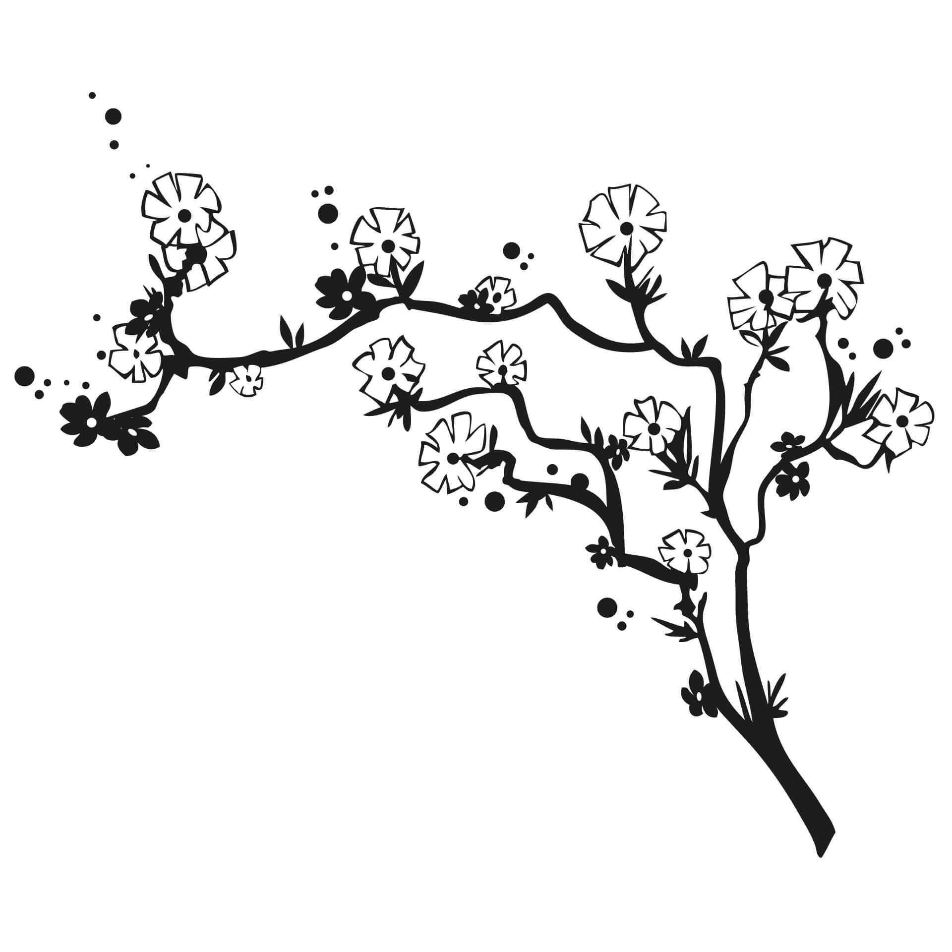 Muursticker Oleander