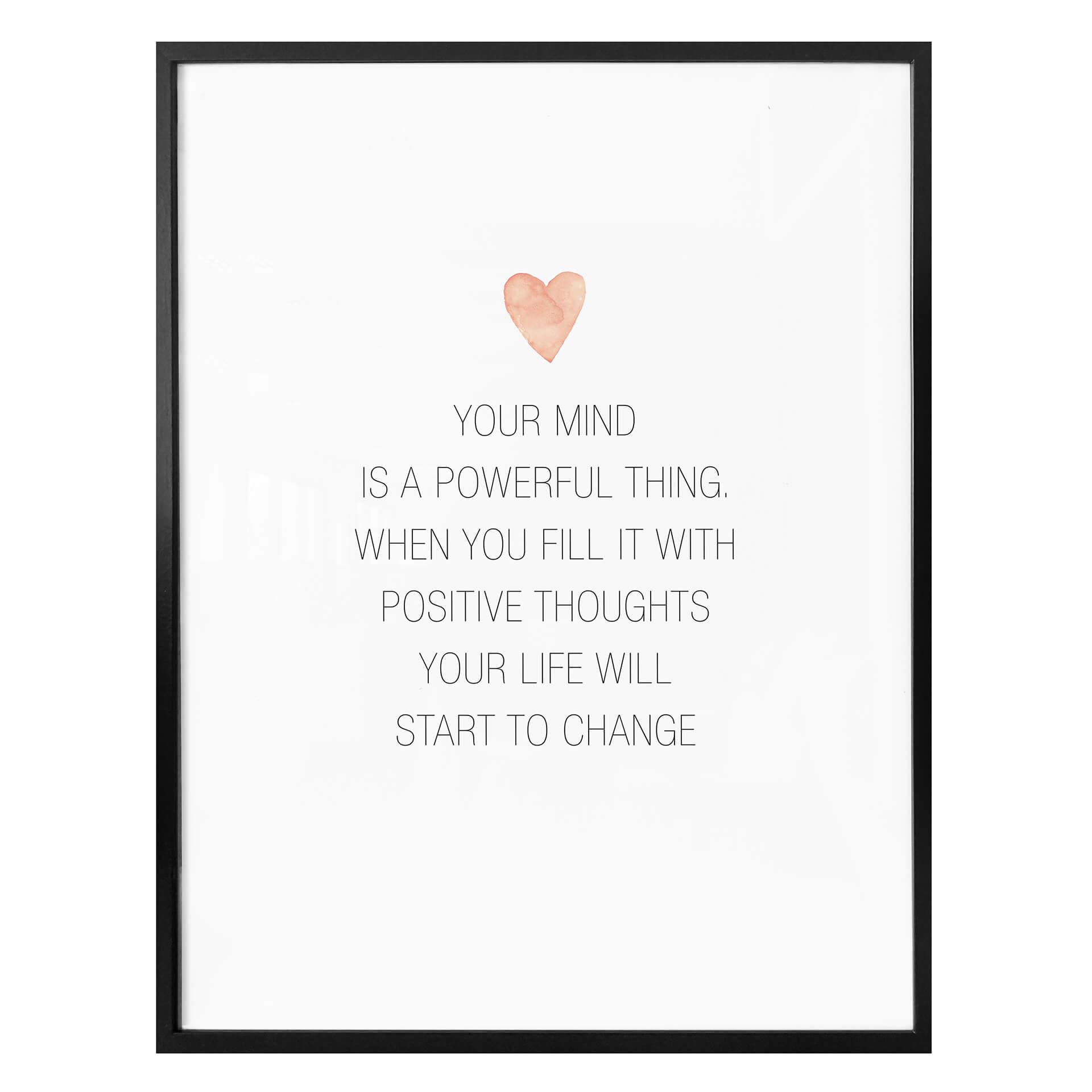 Plakat - Confetti & Cream - Your mind is a powerful thing