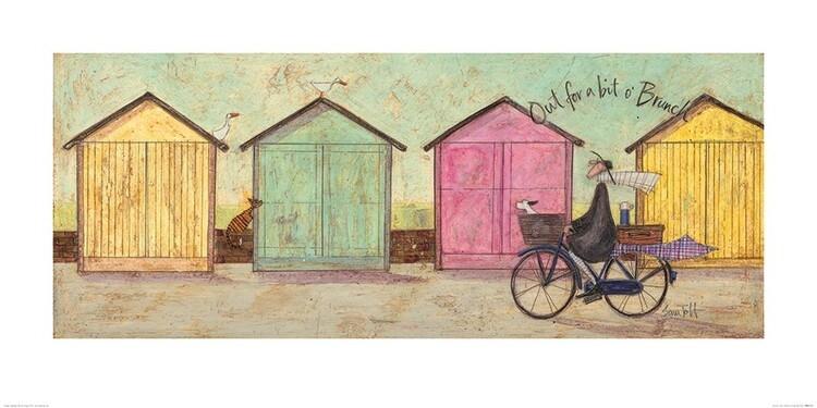 Plakat Sam Toft - Out for a Bit of Brunch kunsttryk (100 x 50 cm)