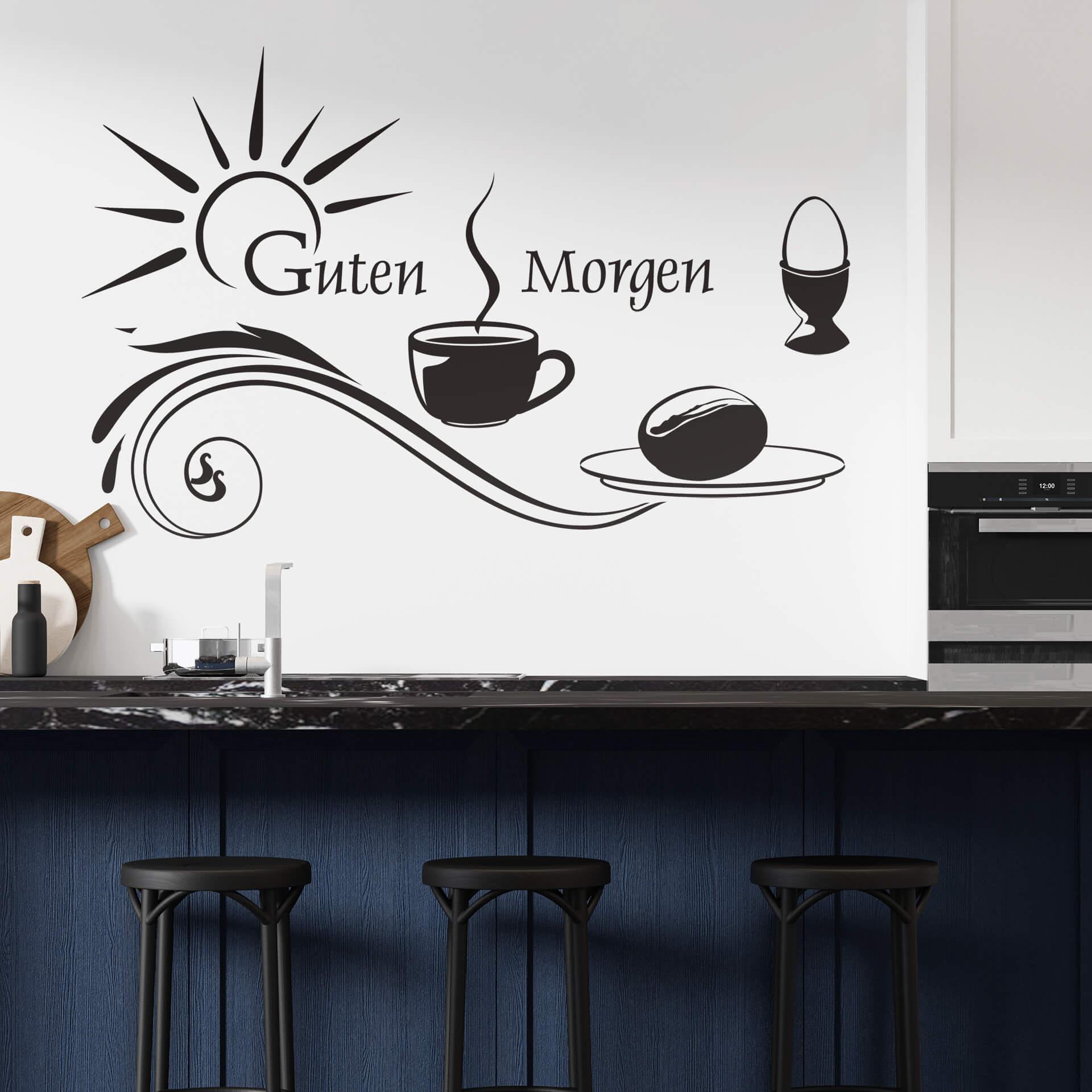 Wandtattoo Guten Morgen 1