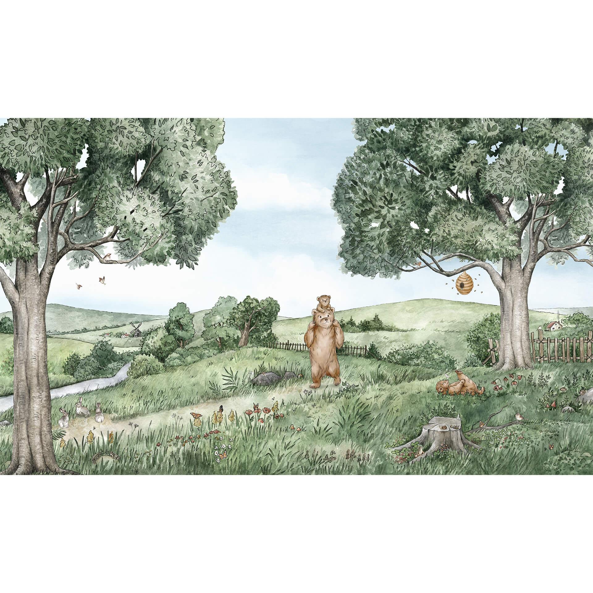 Fotobehang Kikki Belle - Beertjes en Bijtjes