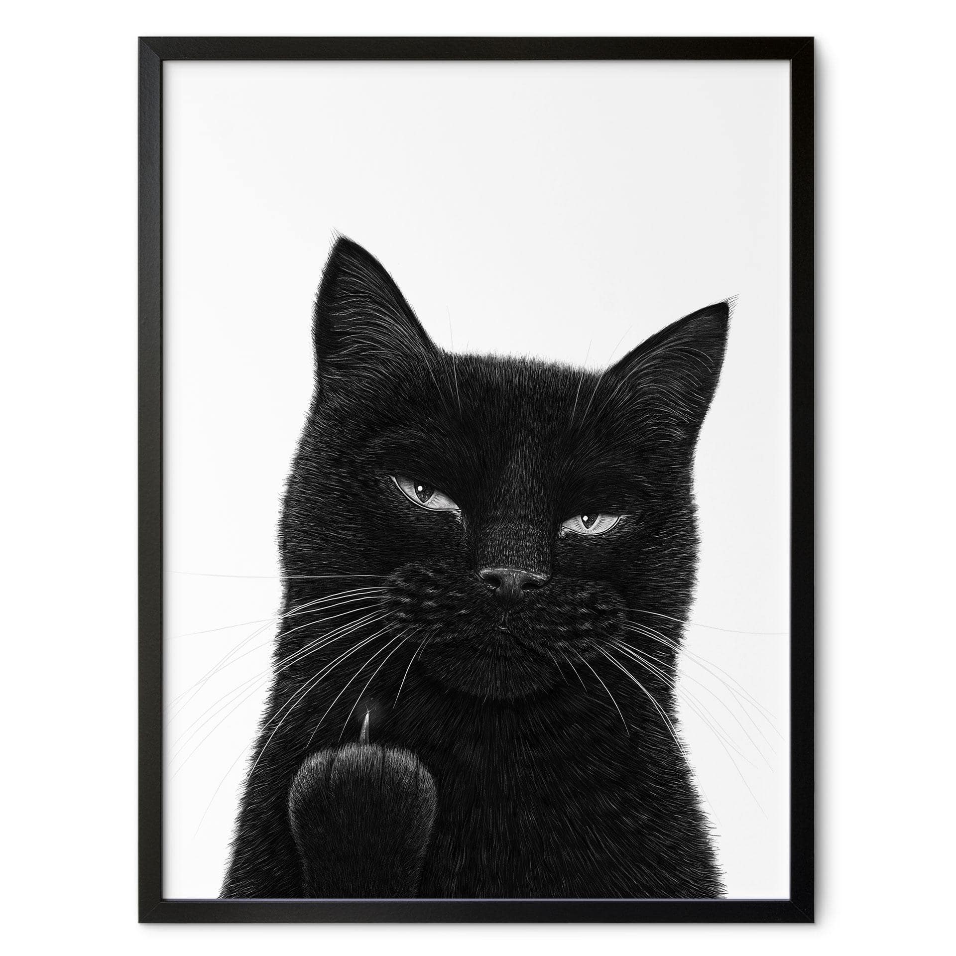 Poster Chat noir effronté - Korenkova