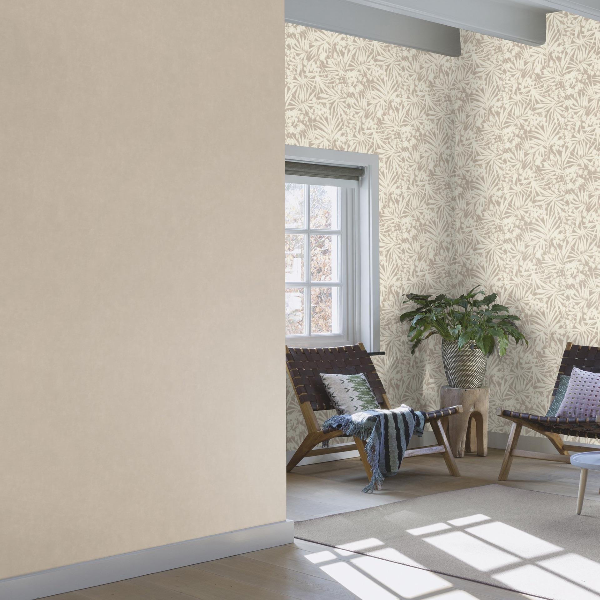 Paraiso brunt non-woven tapet