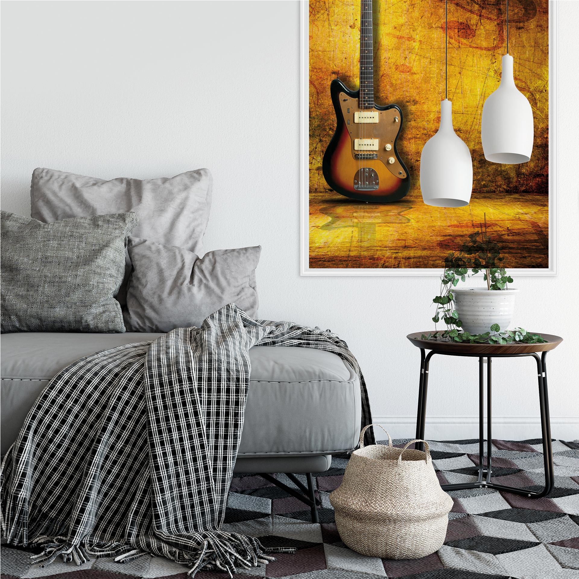 Muurprints Electrische Gitaar