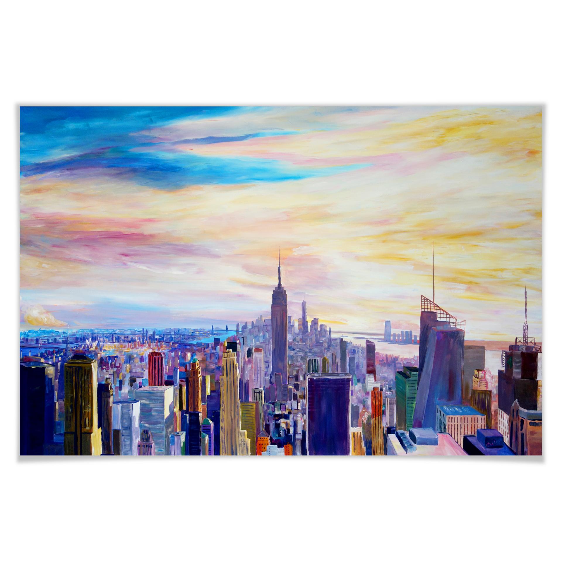 Poster - Bleichner - Vue sur New York City