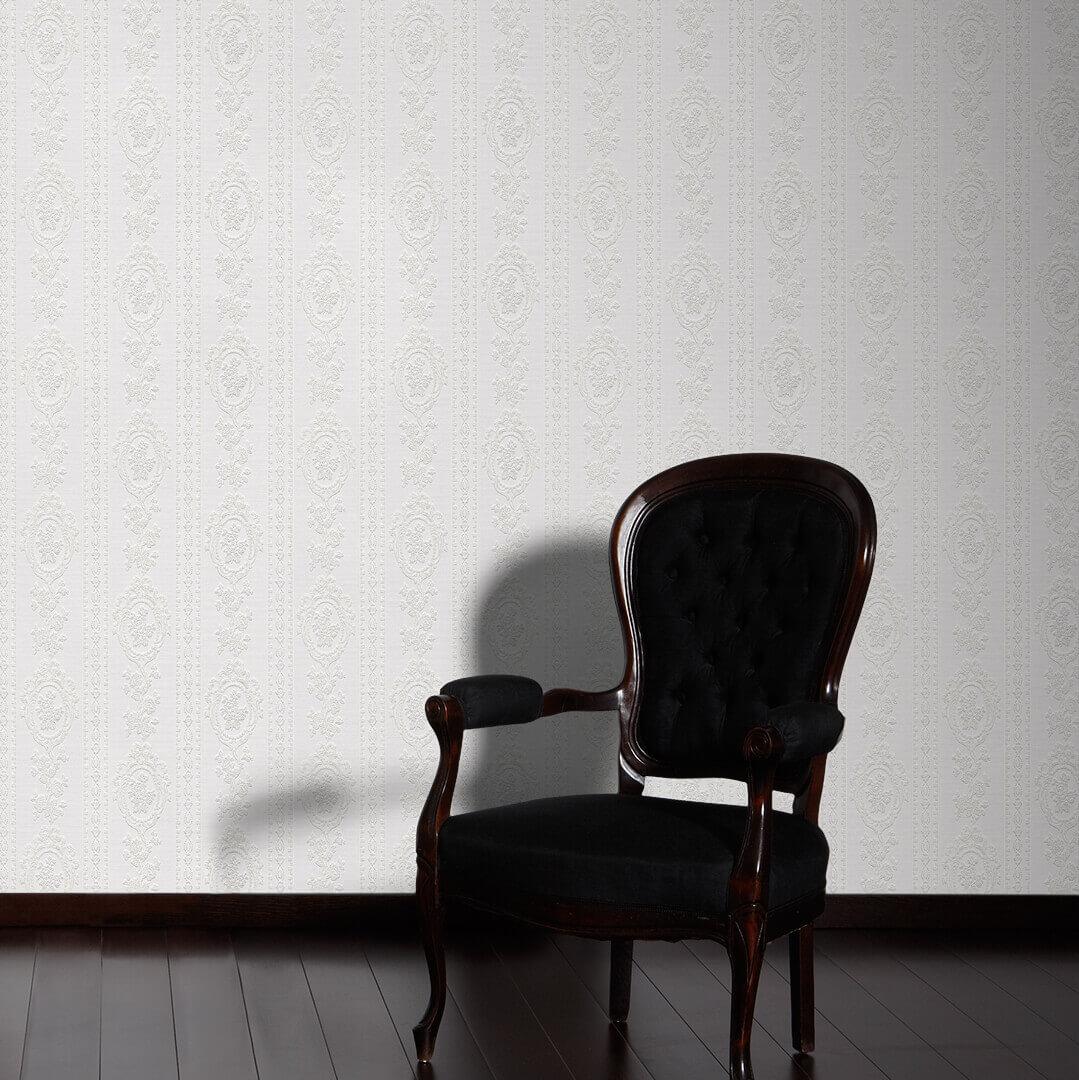 A.S. Création behang Belle Epoque wit