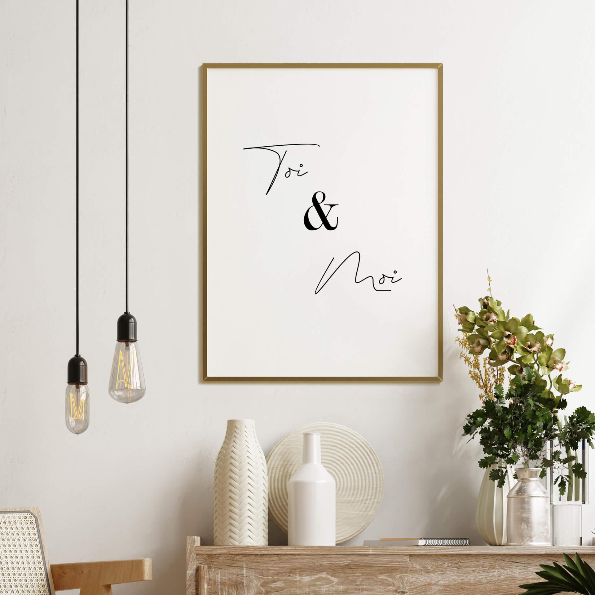 Póster Toi et moi