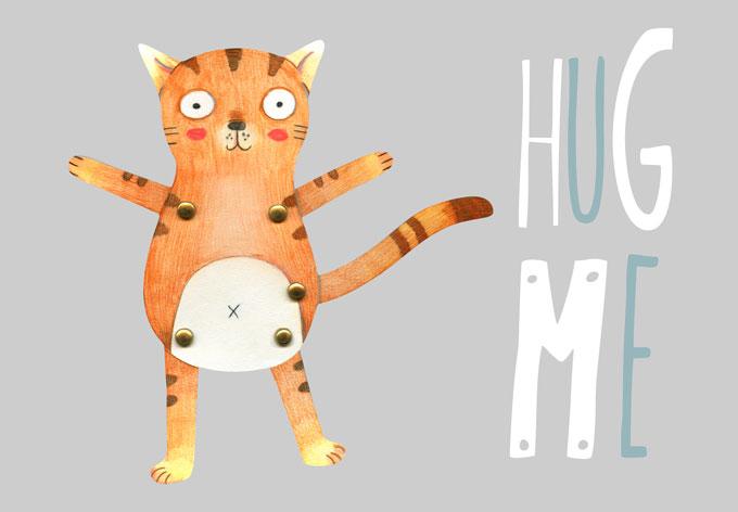 Muursticker Loske - Hug me