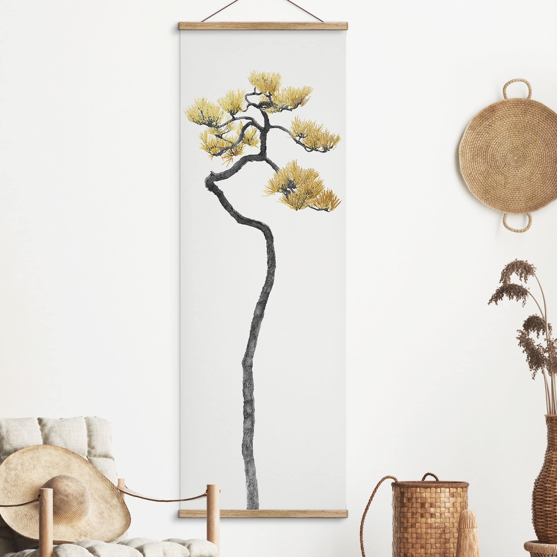 Tekstil plakat Bonsai i balance - Amini