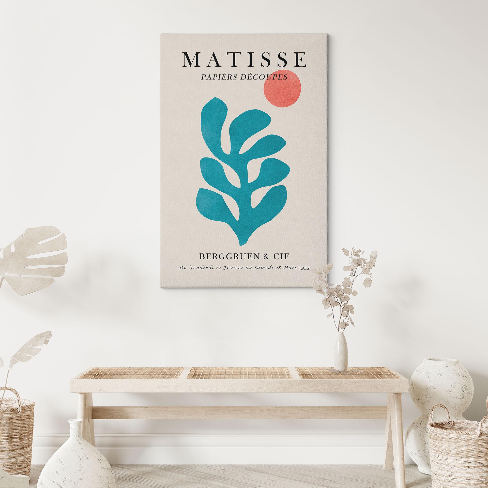 Canvasbillede udstilling Paris 1953 i Matisse-stil - Costa
