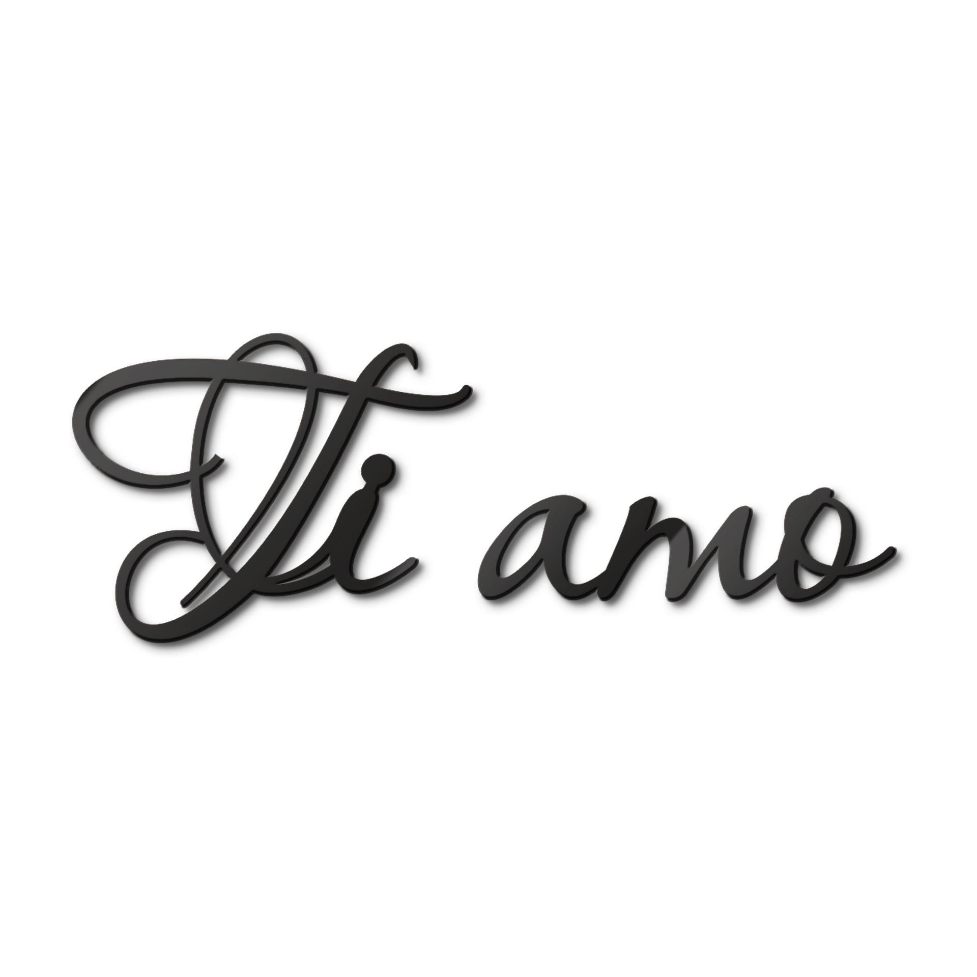Acrylbuchstaben Ti amo