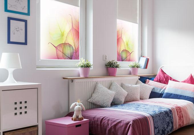 Lámina de privacidad diseño rosa - cuadrada