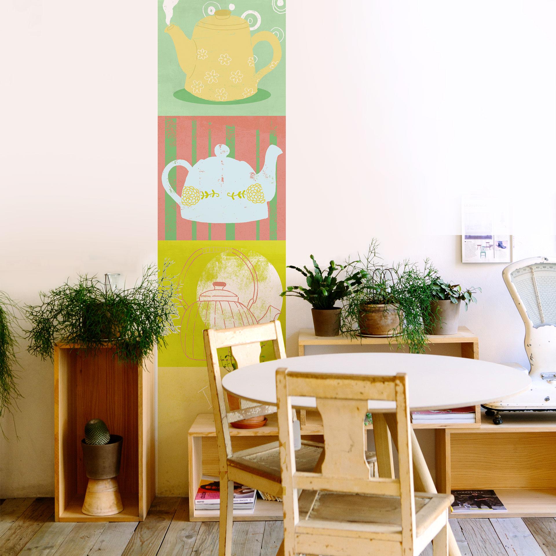 Fototapete Loske - Tea Time 01 - Panorama 48x260 c