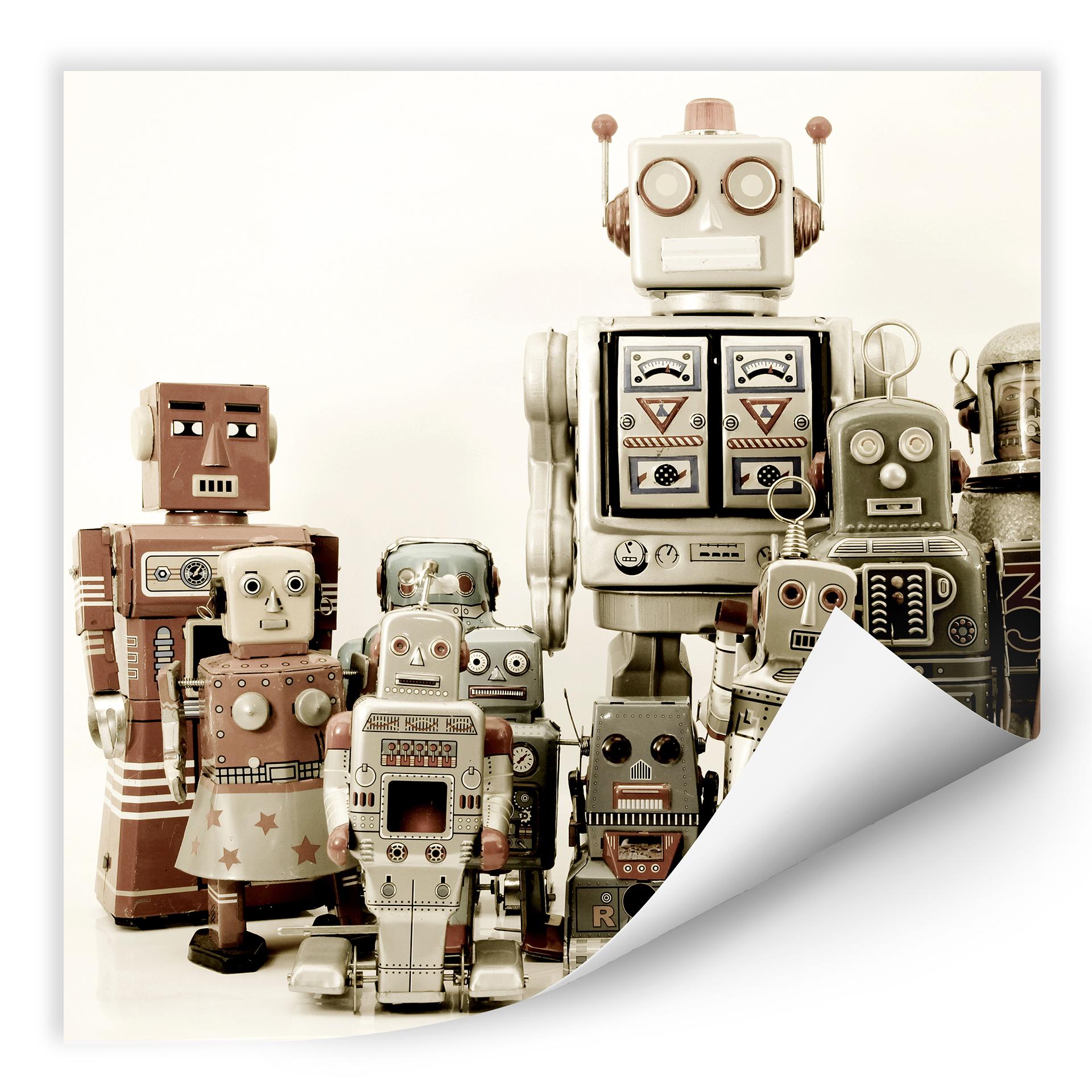 Zelfklevende Poster Robots