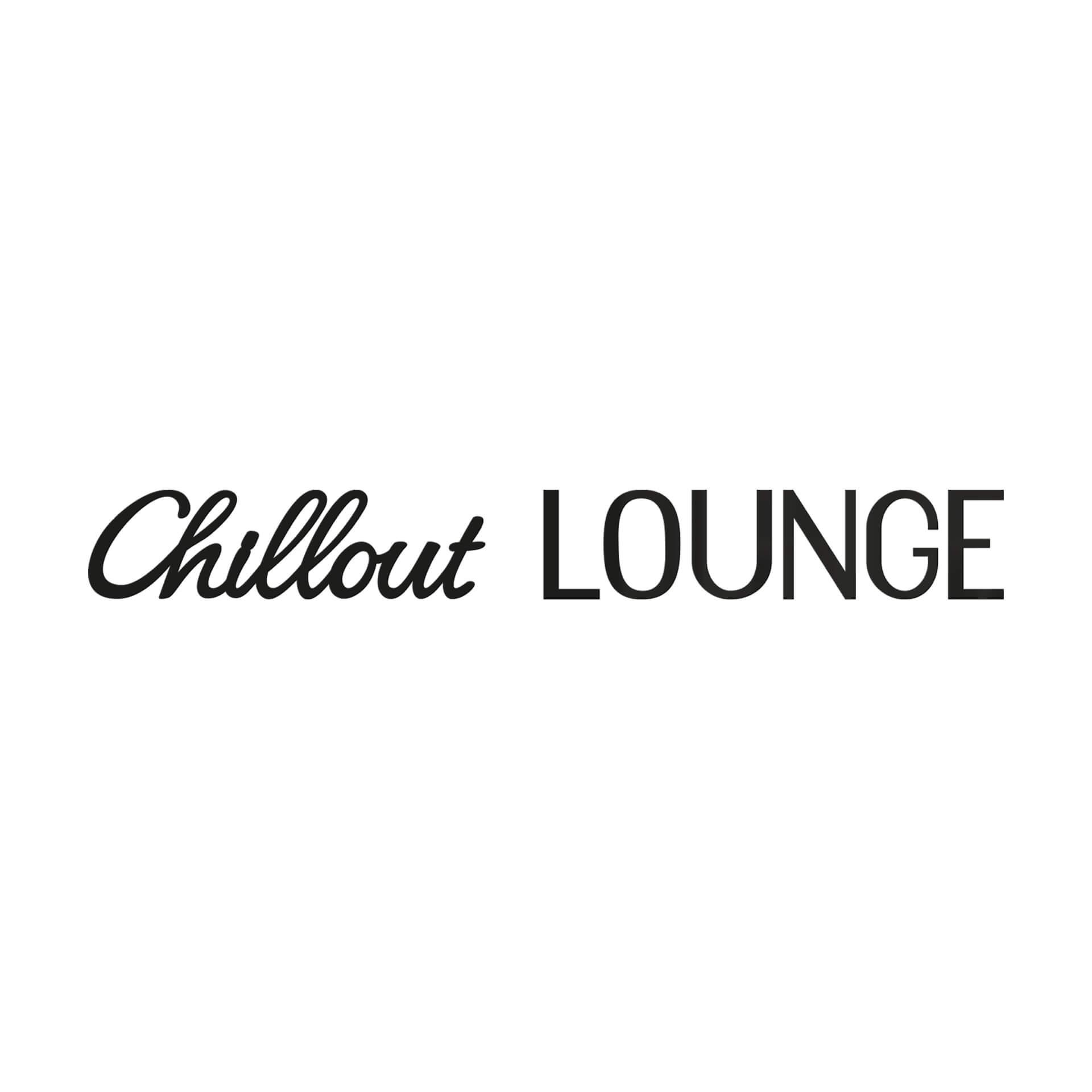 Lettering moderno Chillout Lounge letras decorativas de cristal acrílico