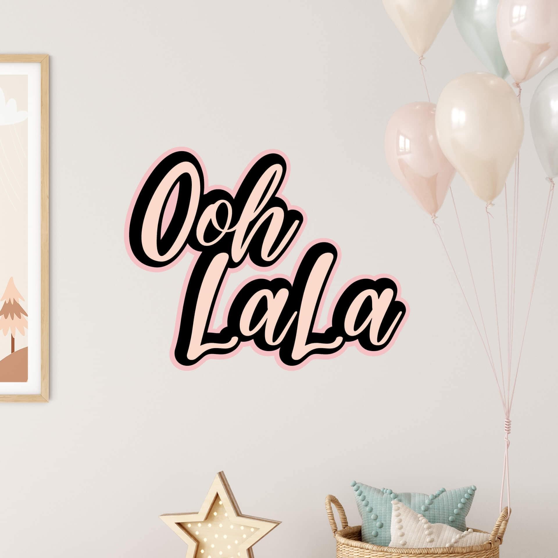Muursticker Ooh Lala