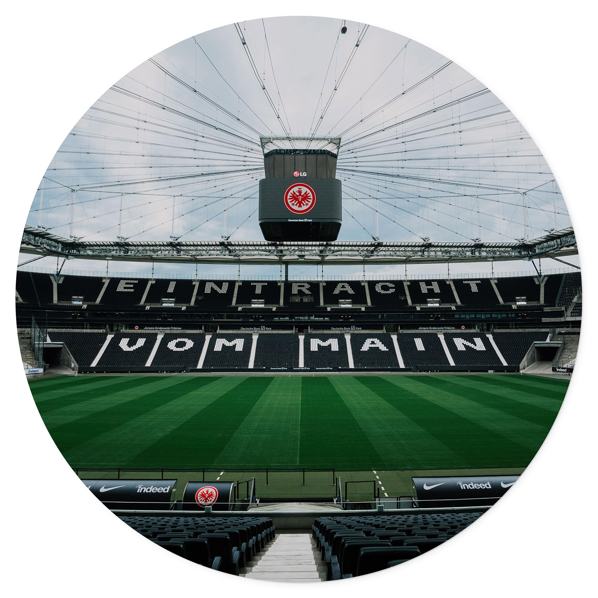 Wandtattoo Eintracht Frankfurt - Stadion Tribüne - Rund