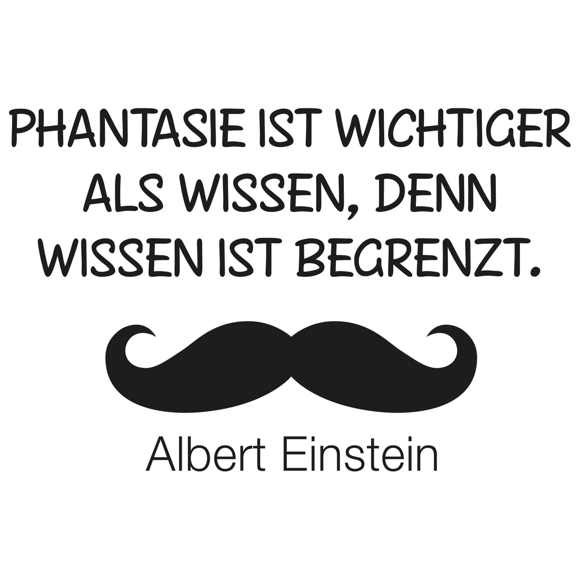Wandtattoo Phantasie ist wichtiger... 02