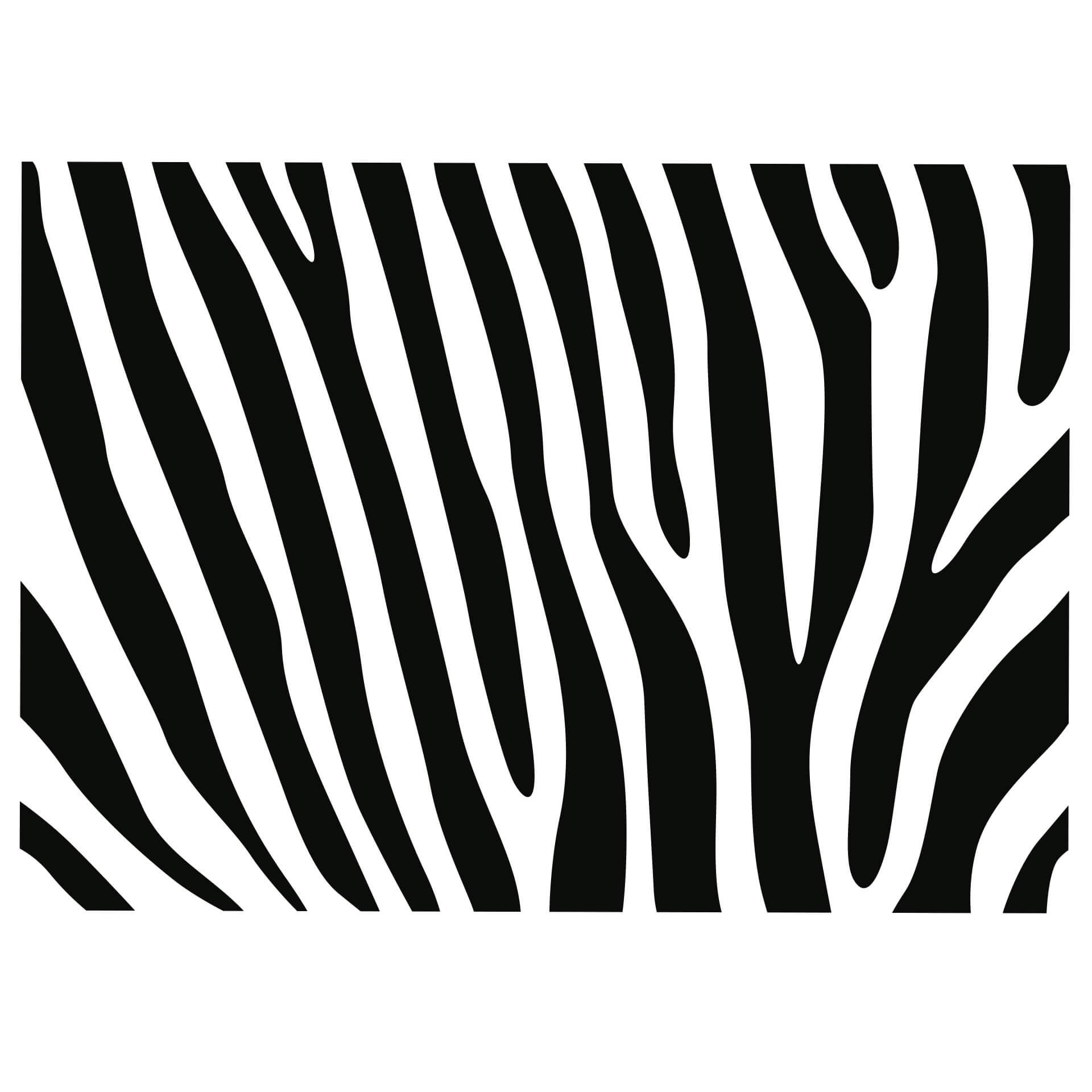 Wandtattoo Zebra-Muster 1