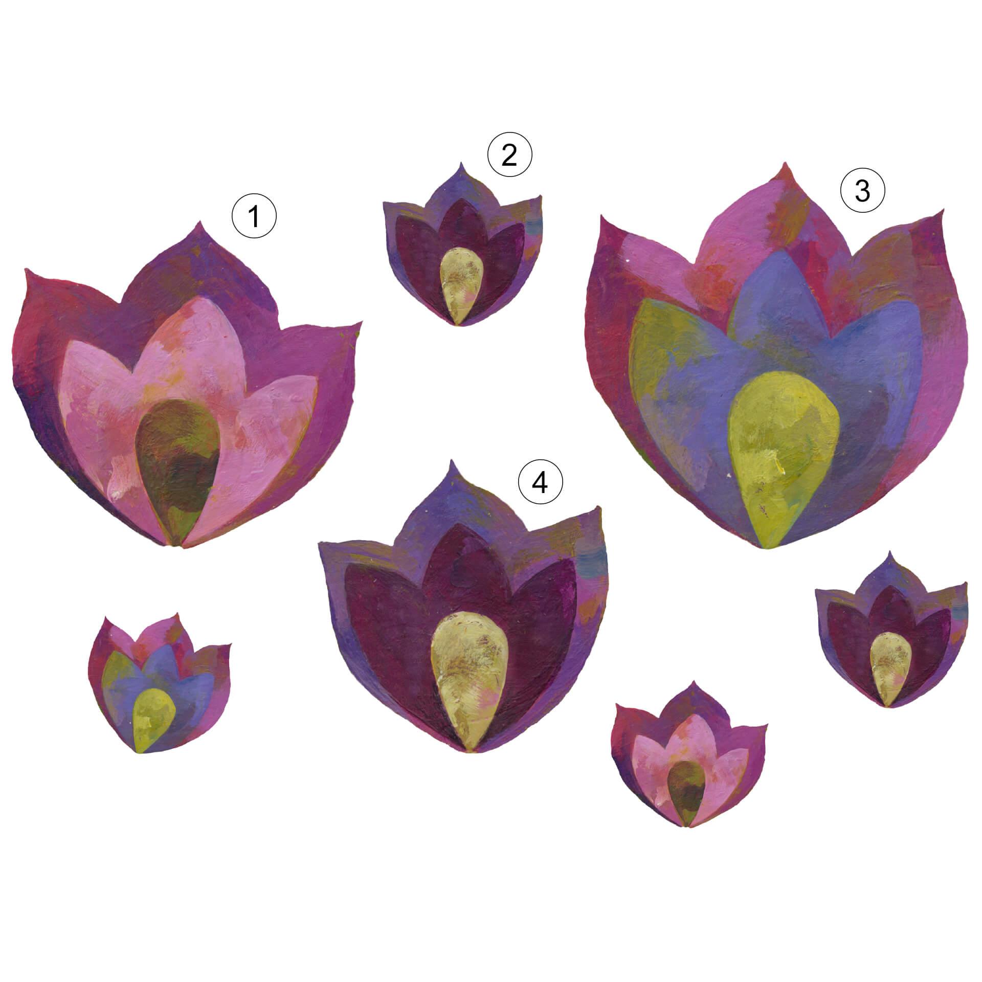 Muursticker Blanz - Droombloemen