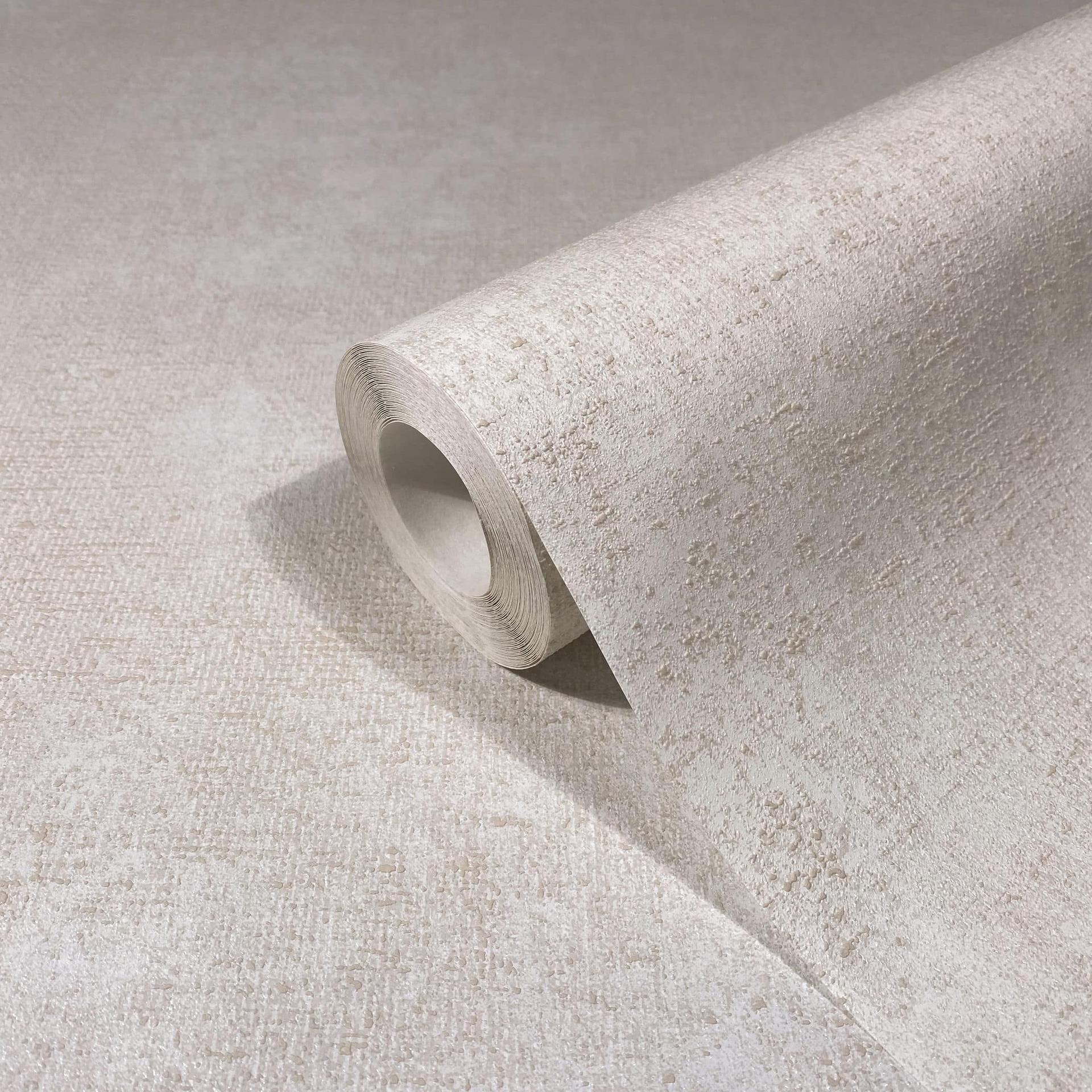 Effen behang, effen vliesbehang Novamur Jackie beige