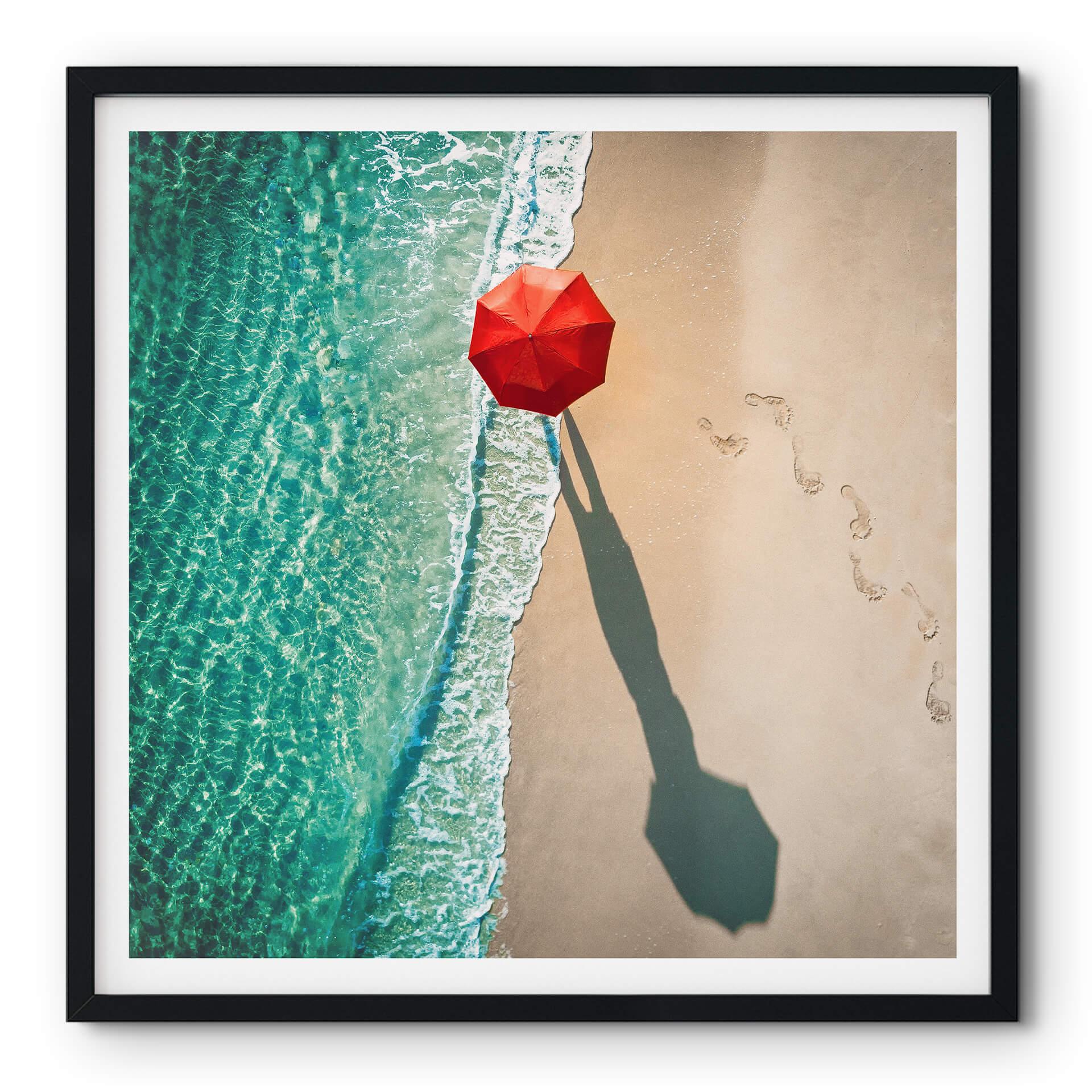 Póster Ambra - A lo largo del mar - Cuadrado