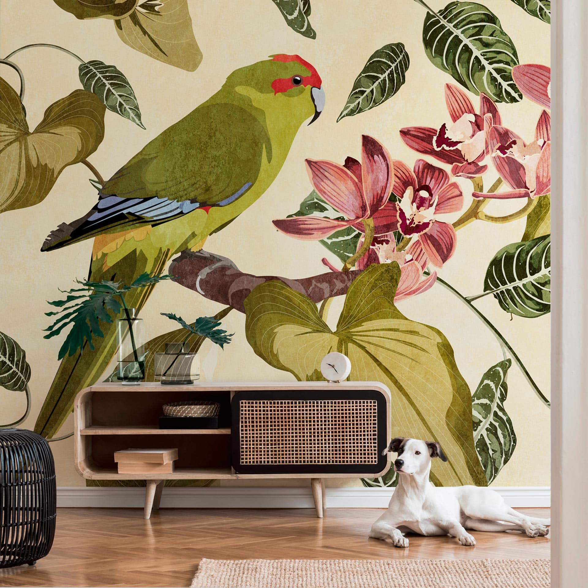 Livingwalls Metropolitan stories THE WALL bloemen behang