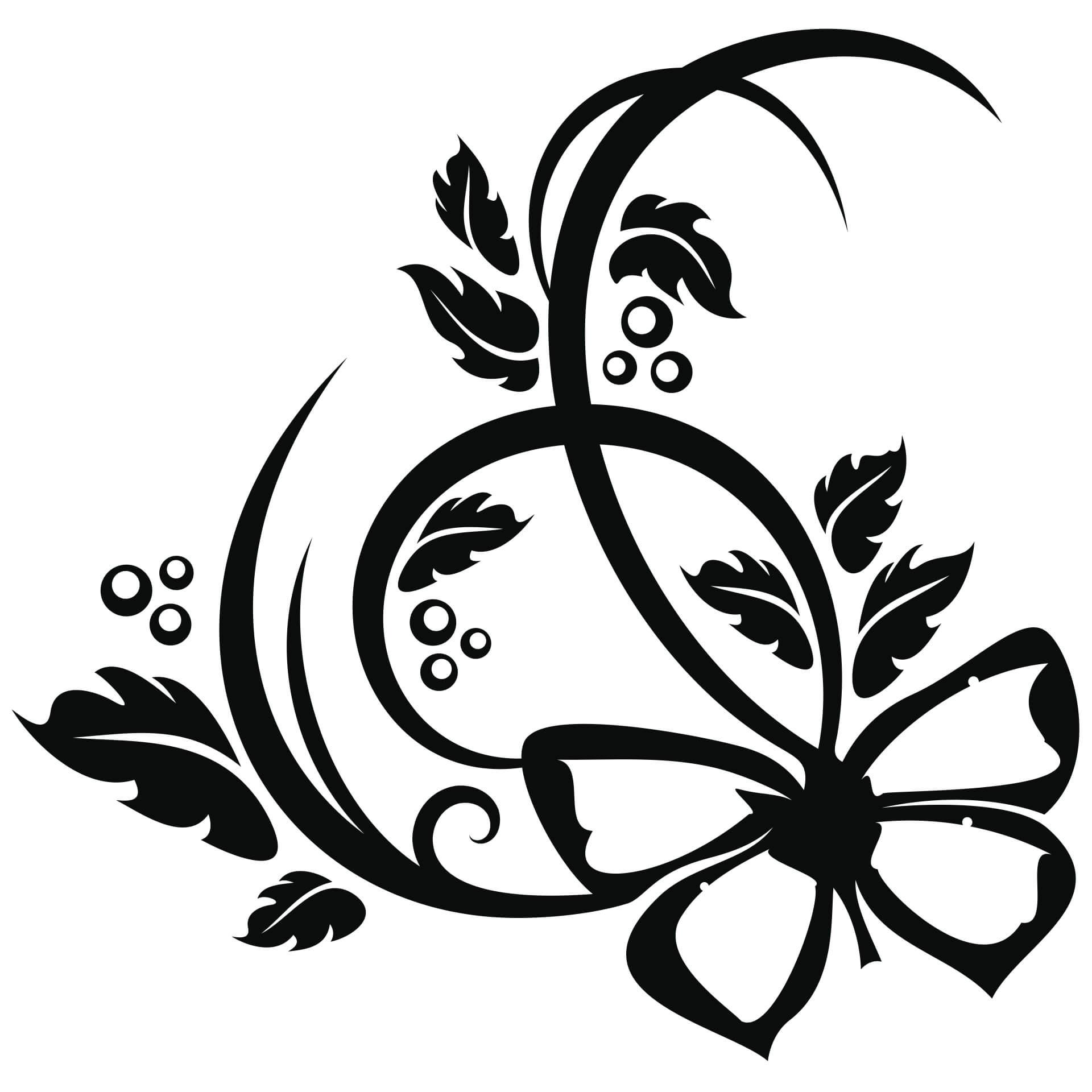 Muursticker Bloem Lucie