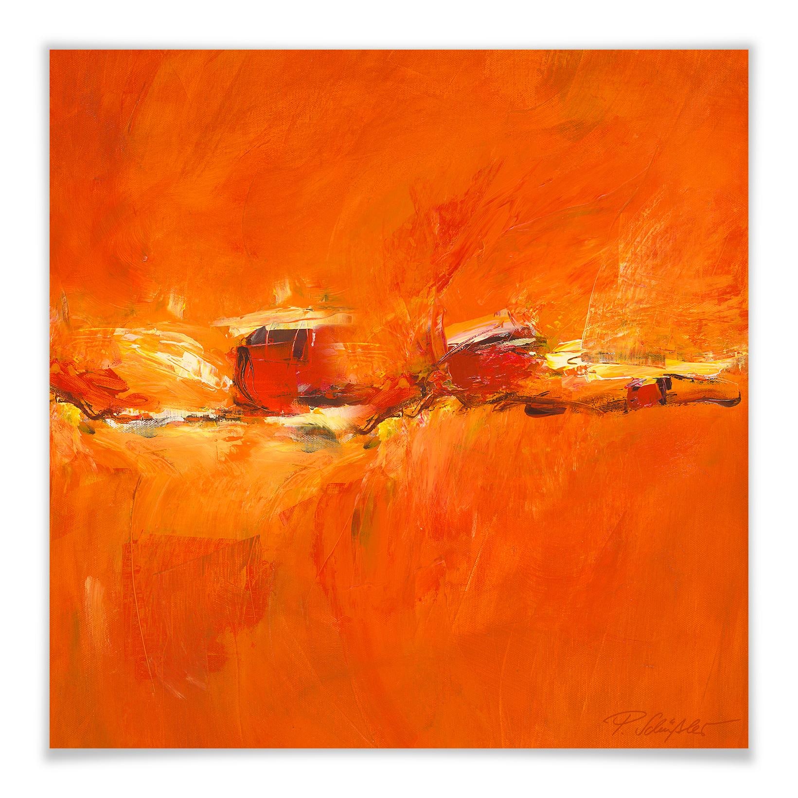 Poster - Schüßler - Composition orange - carré
