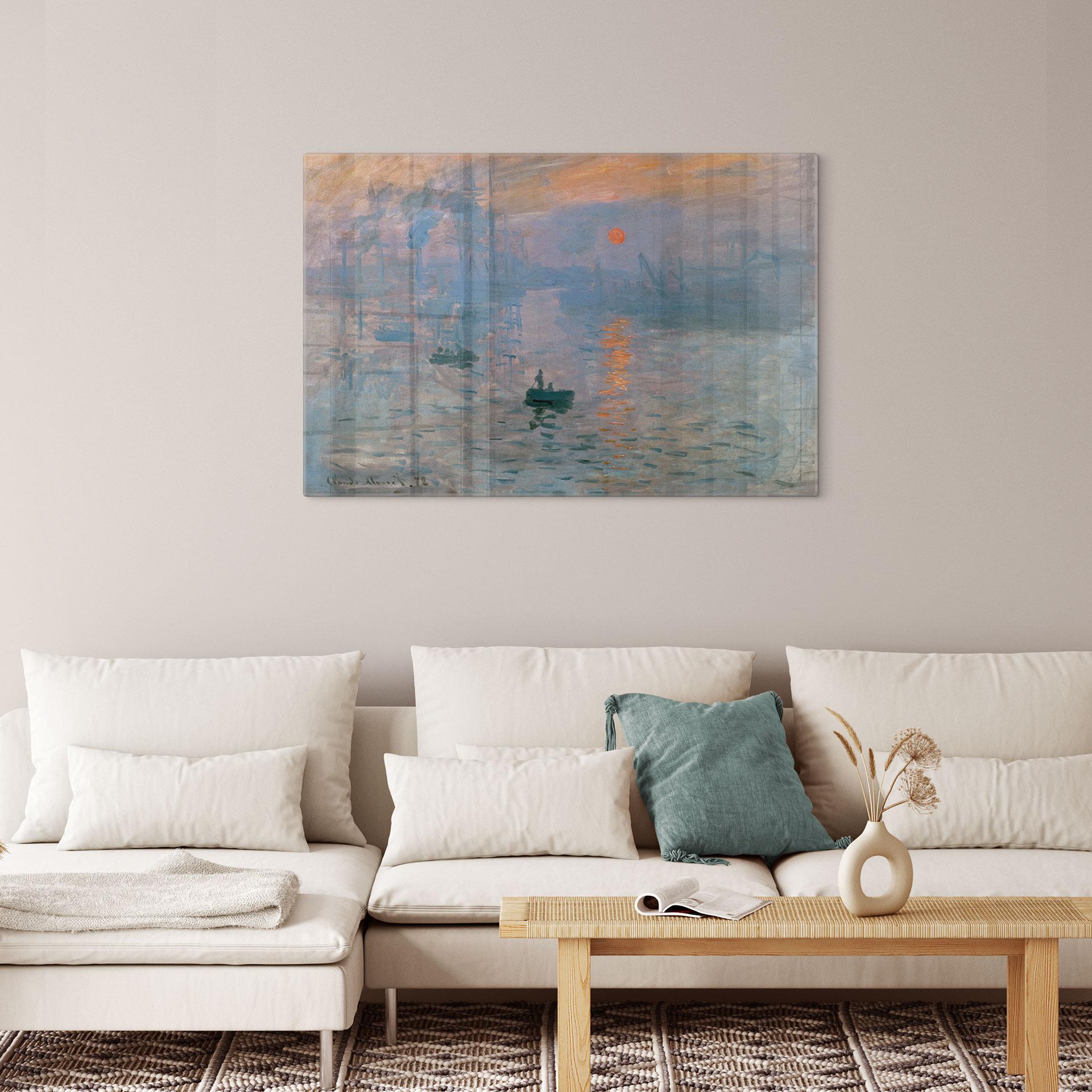 Glasbillede - Monet - Impression