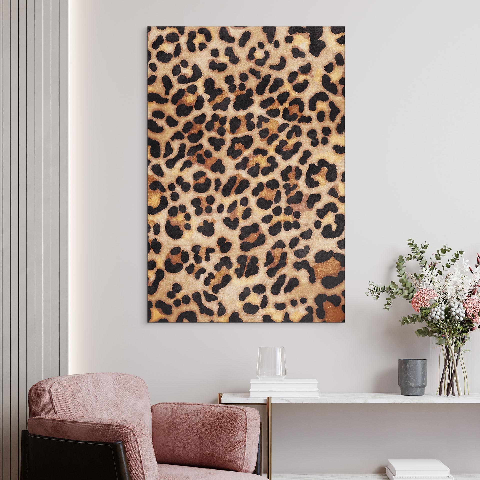 Billede af vild leopard - dyreprint - Tunaboylu – print på aluminium (Alu-Dibond)