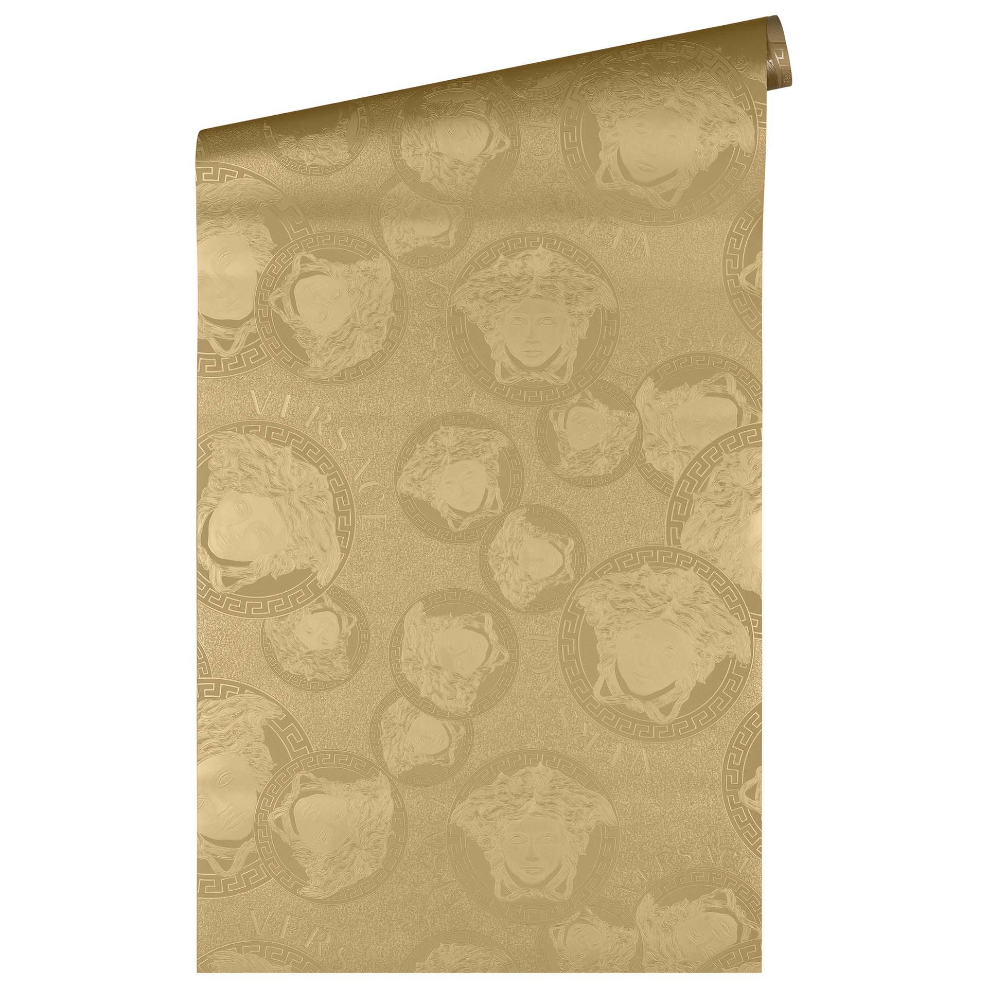 Versace tapet i guld non-woven tapet design stue luksus tapet