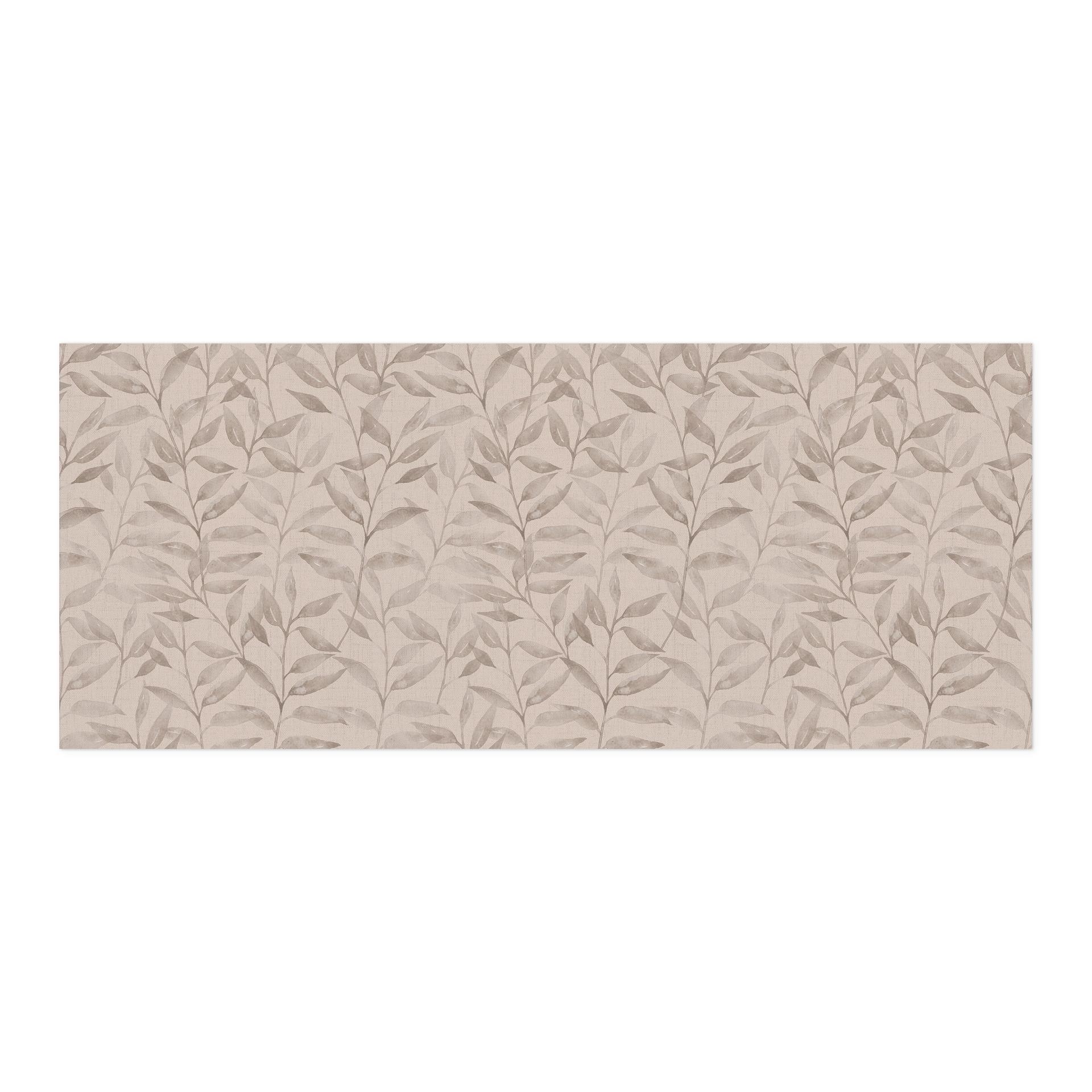 Salpicadero de cocina autoadhesivo Delicadas hojas de acuarela - Gris suave - Bloomery Decor