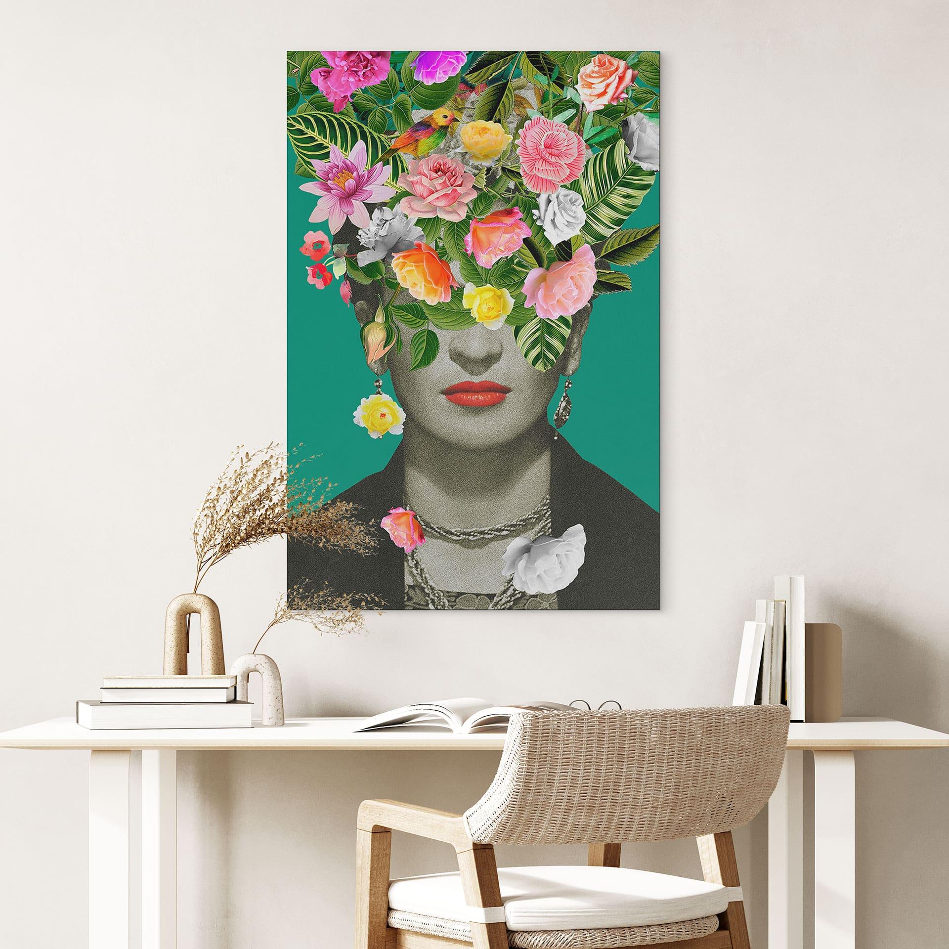 Billede af Frida Floral - Frida Floral Studio – print på aluminium (Alu-Dibond)