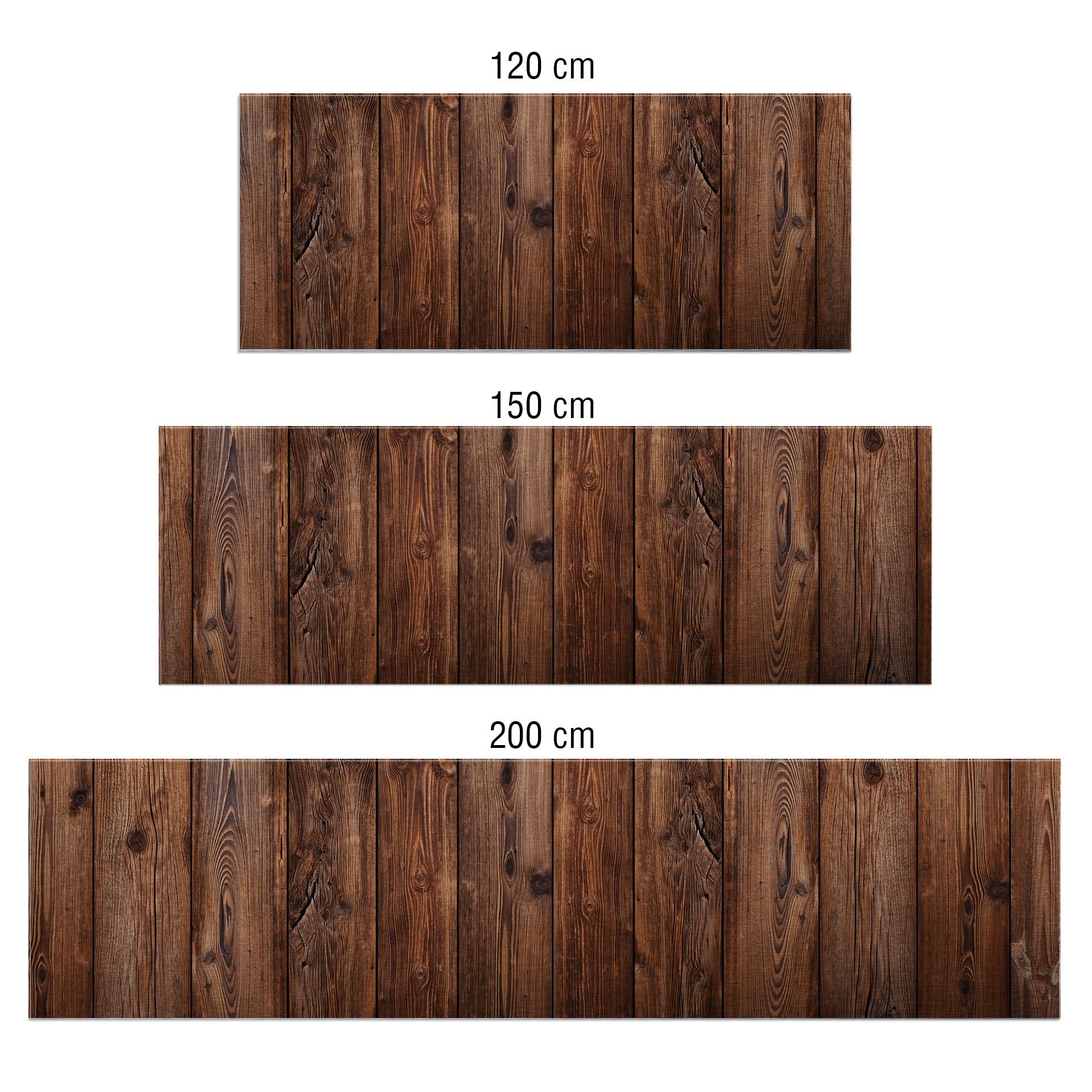 Keukenachterwand - Alu-Dibond Zilver - Houten Panelen 02