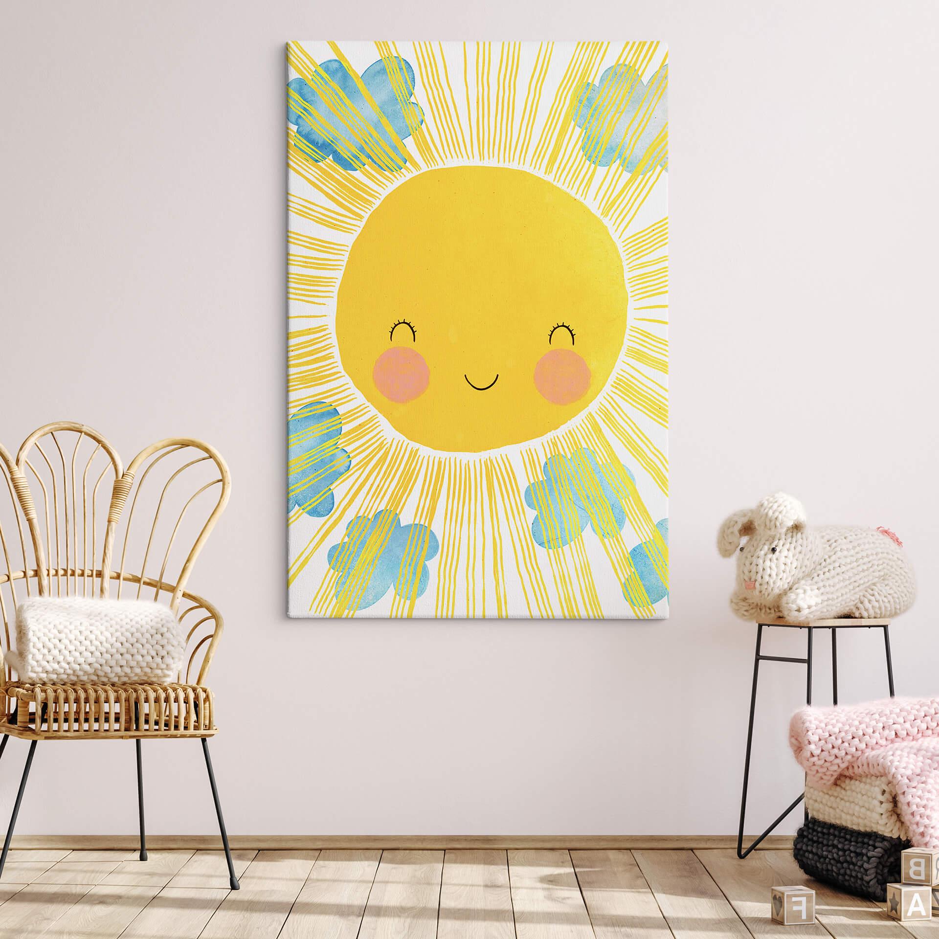 Lærredsprint - Treechild - Sunny Day