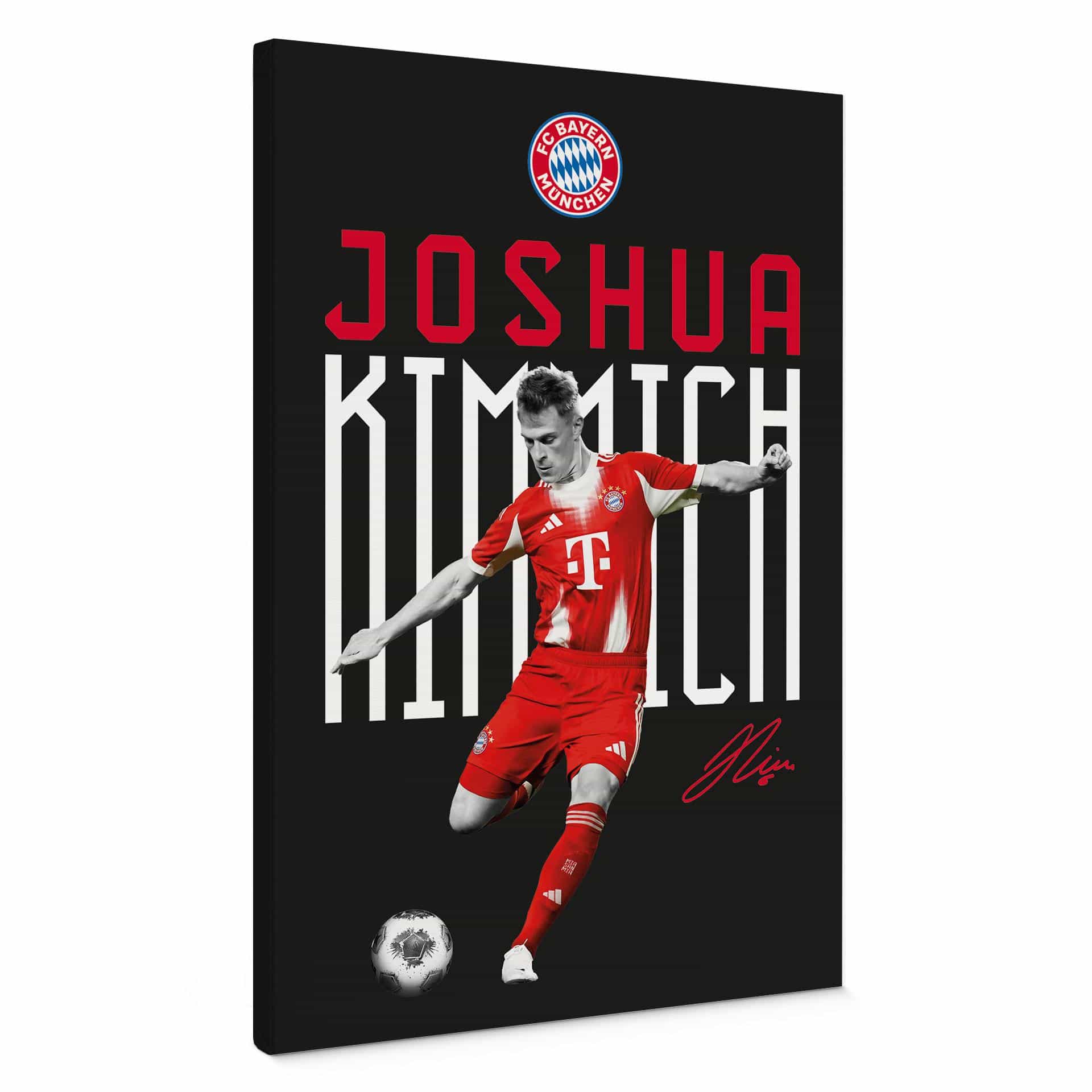 Canvasbillede FC Bayern-spiller Joshua Kimmich 2025/26