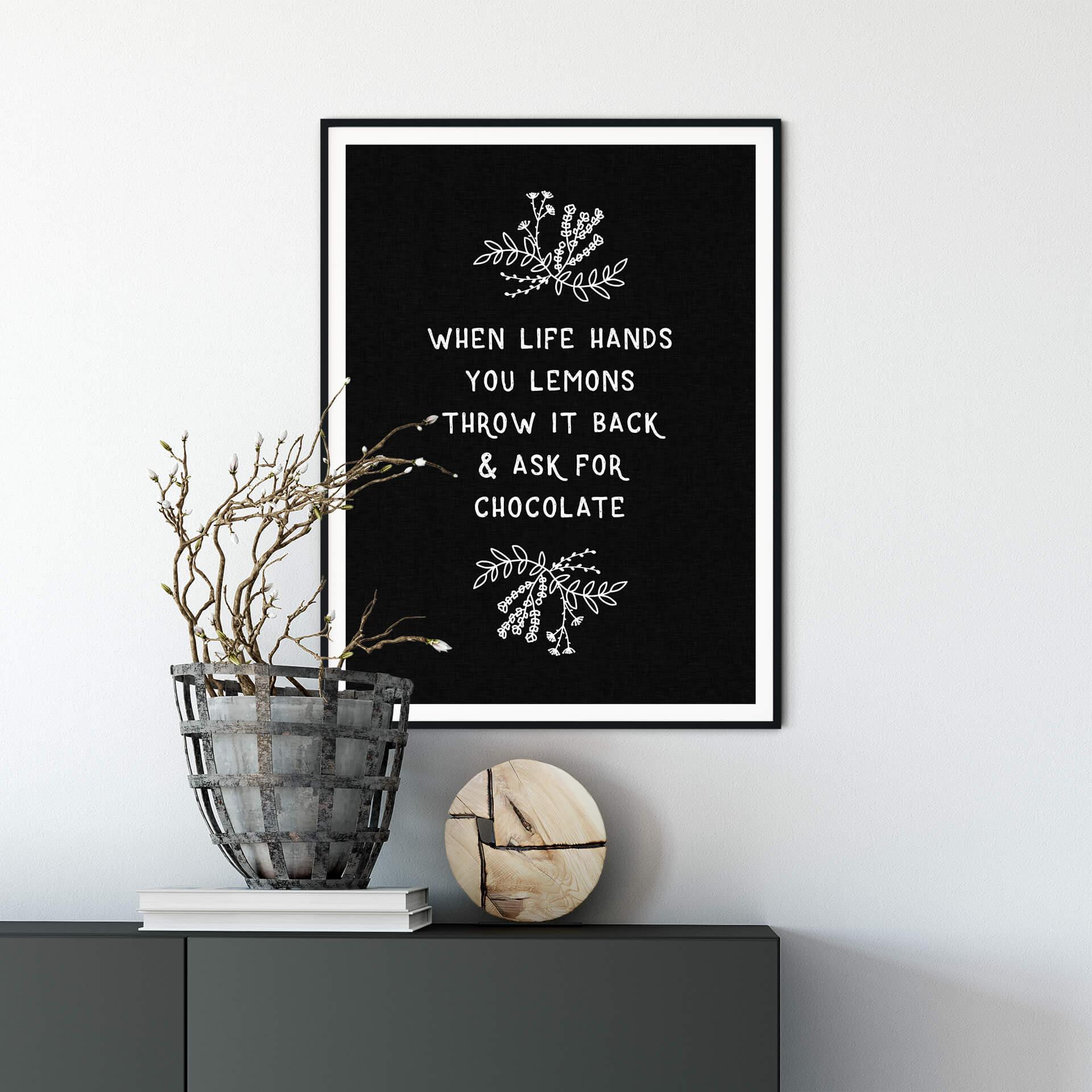 Plakat - When life hands you lemons