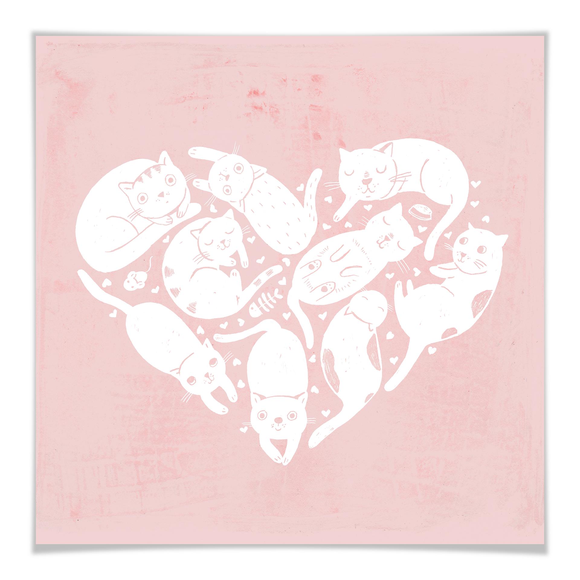 Poster Loske - Cat Heart