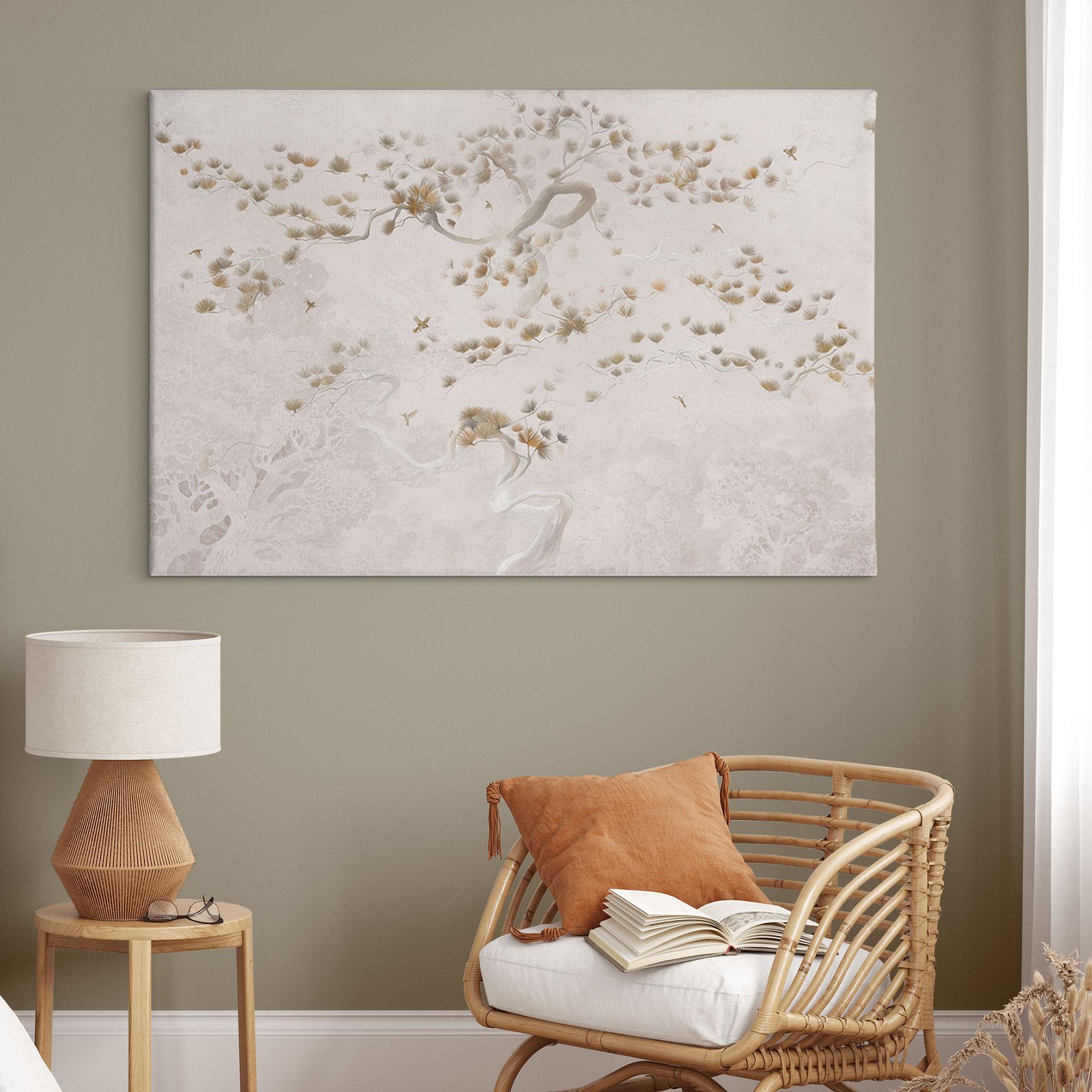 Canvas schilderij Elegante den in Aziatische stijl - Ms Tiff
